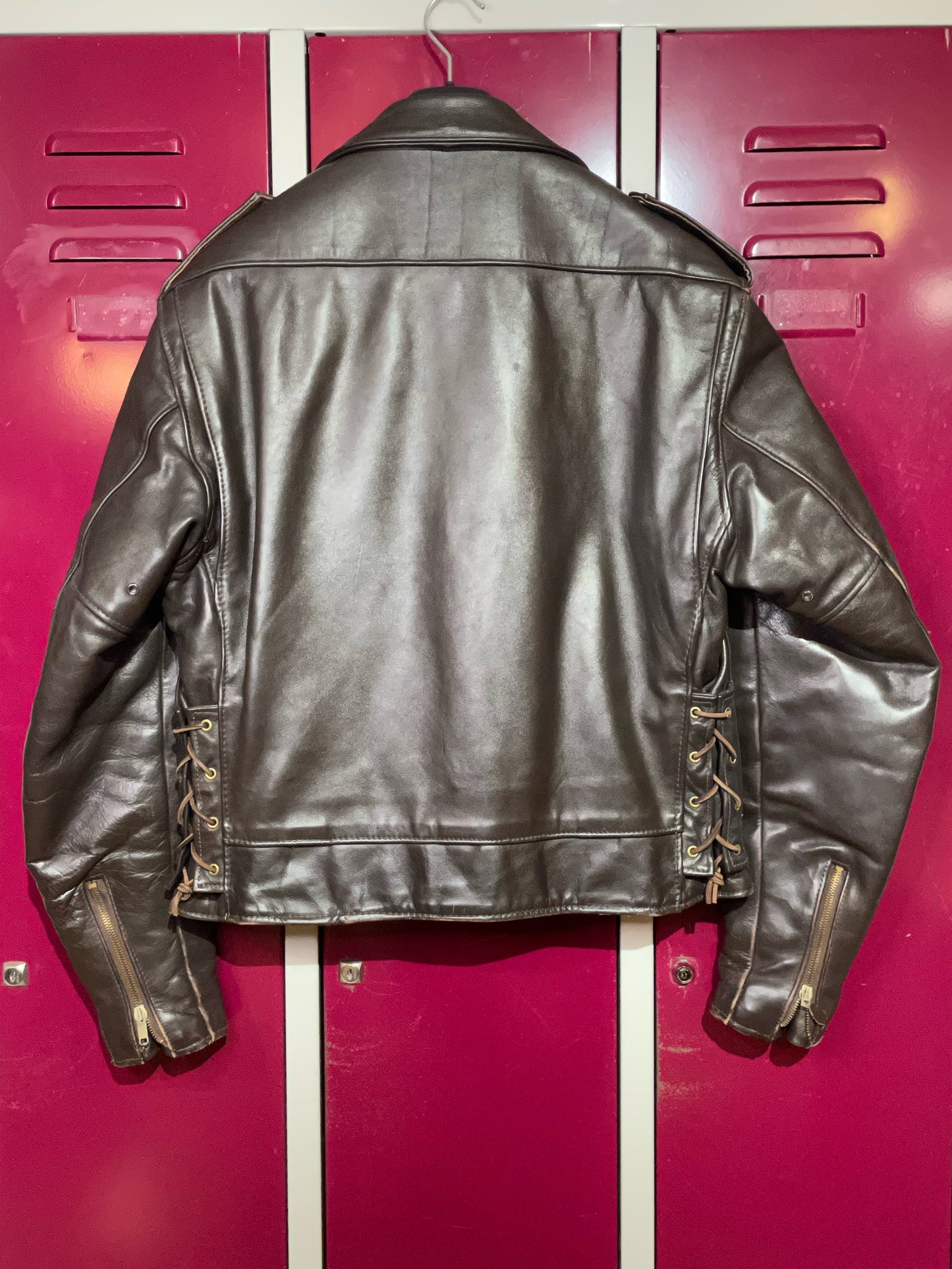 SCHOTT N.Y.C BROWN PERFECTO JACKET  SZ: 40=M