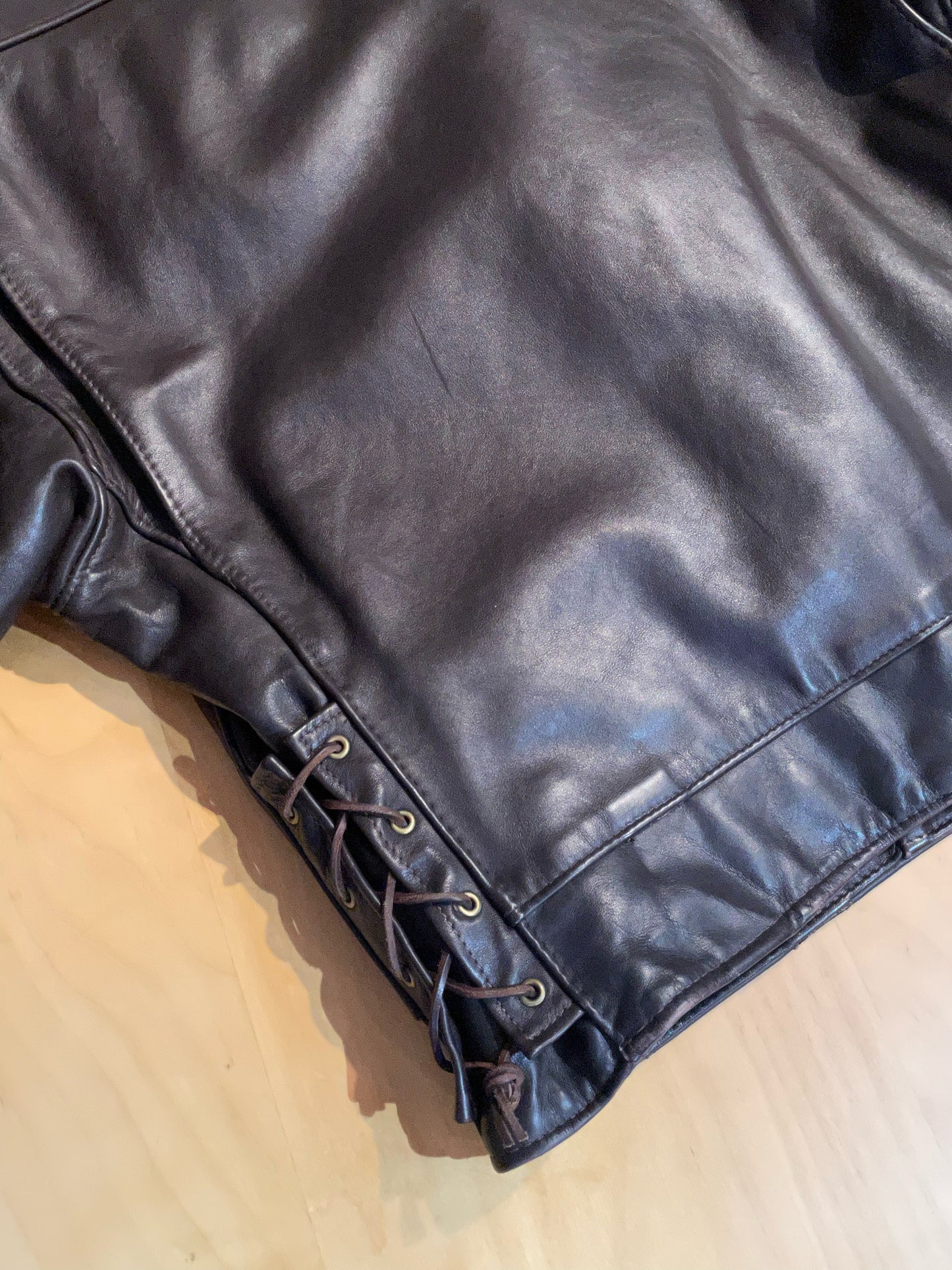 SCHOTT N.Y.C BROWN PERFECTO JACKET  SZ: 40=M