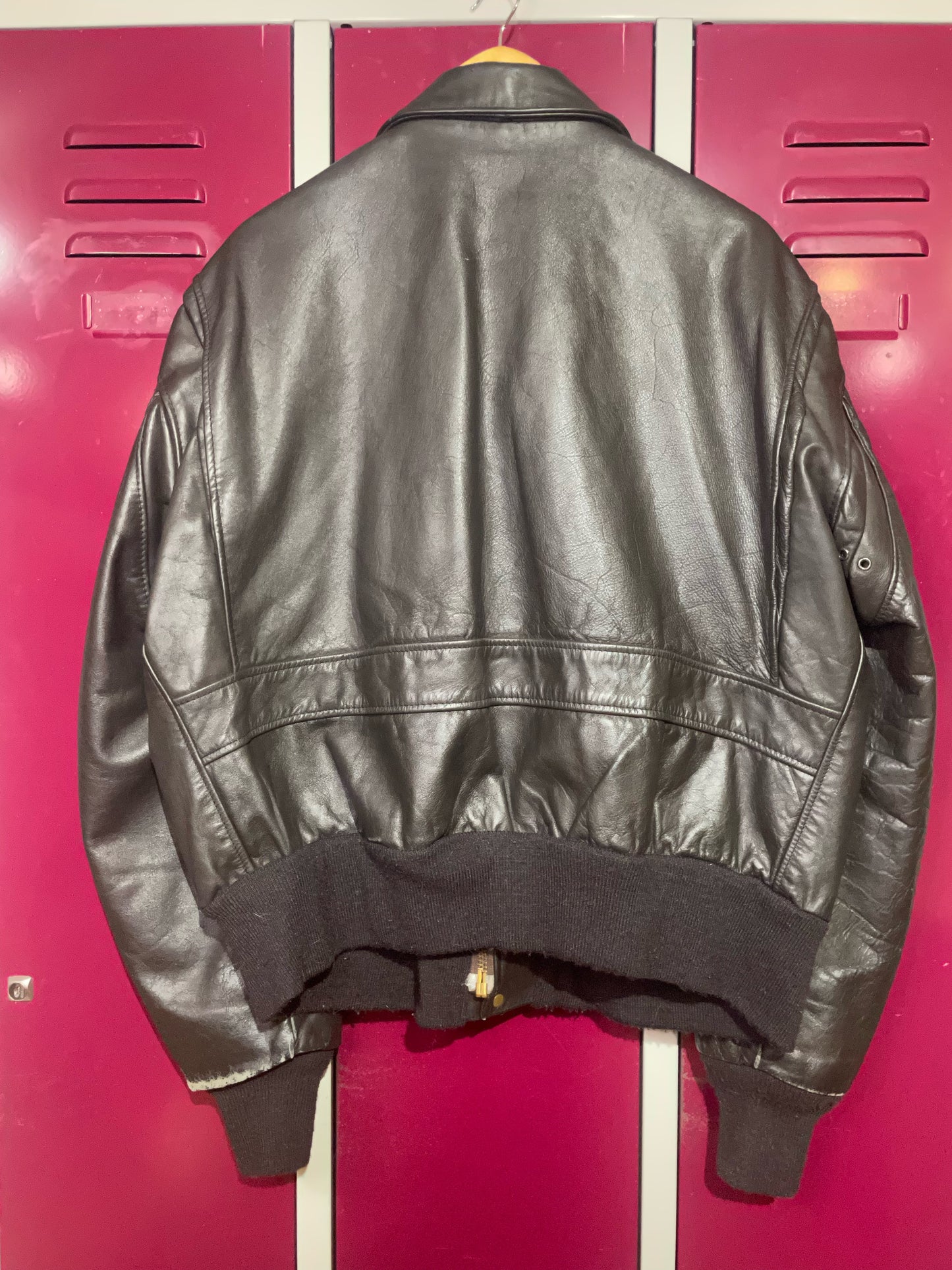 SCHOTT N.Y.C VINTAGE FLIGHT JACKET SZ: 50=XL/XXL