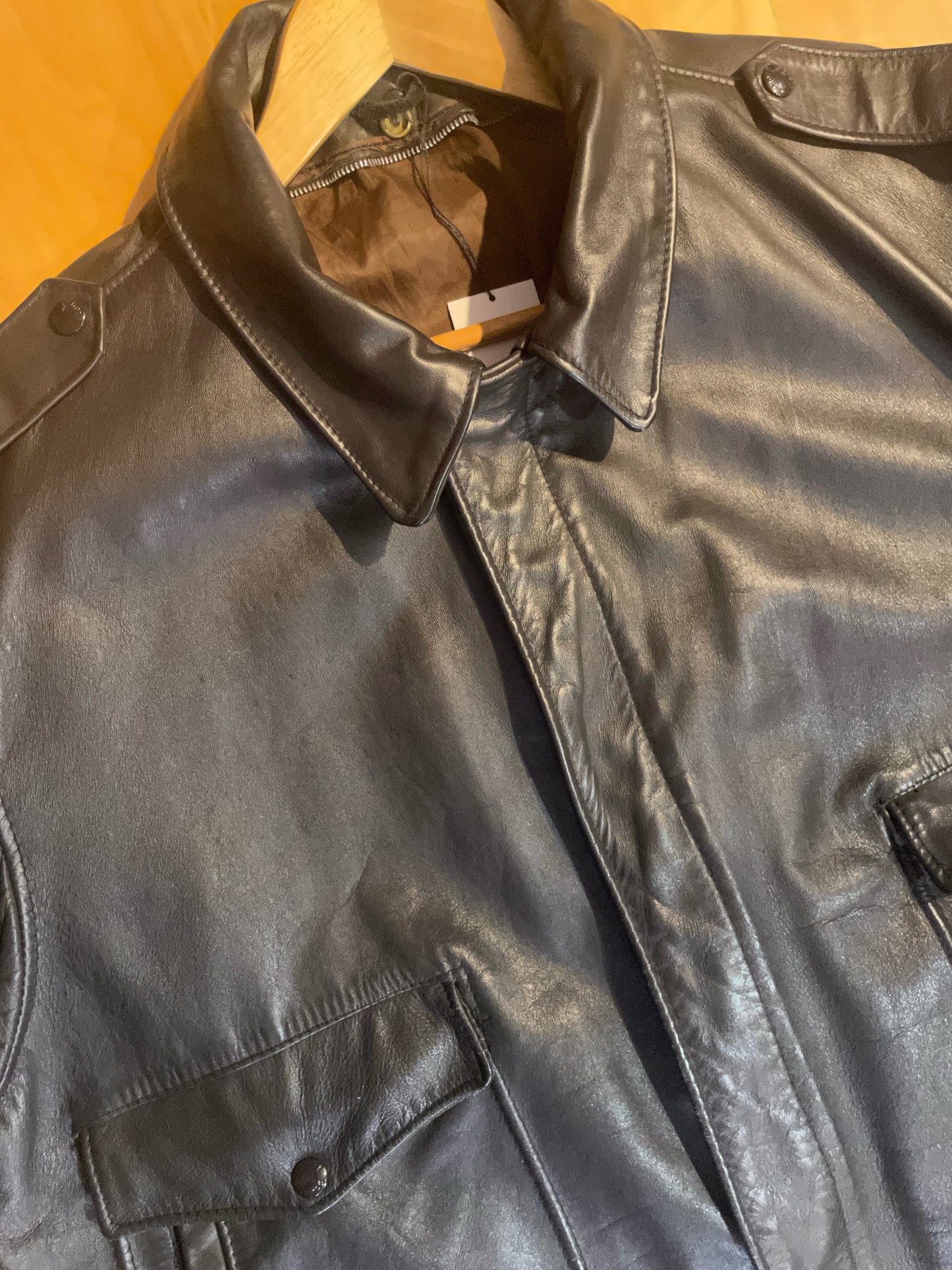 SCHOTT N.Y.C VINTAGE FLIGHT JACKET SZ: 50=XL/XXL