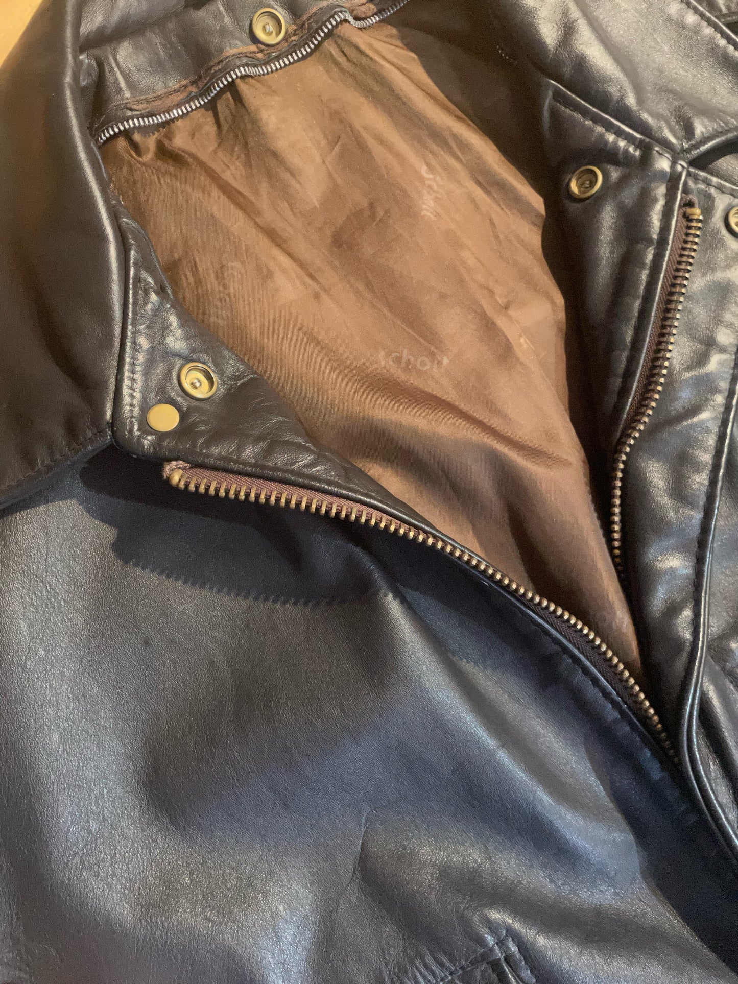 SCHOTT N.Y.C VINTAGE FLIGHT JACKET SZ: 50=XL/XXL