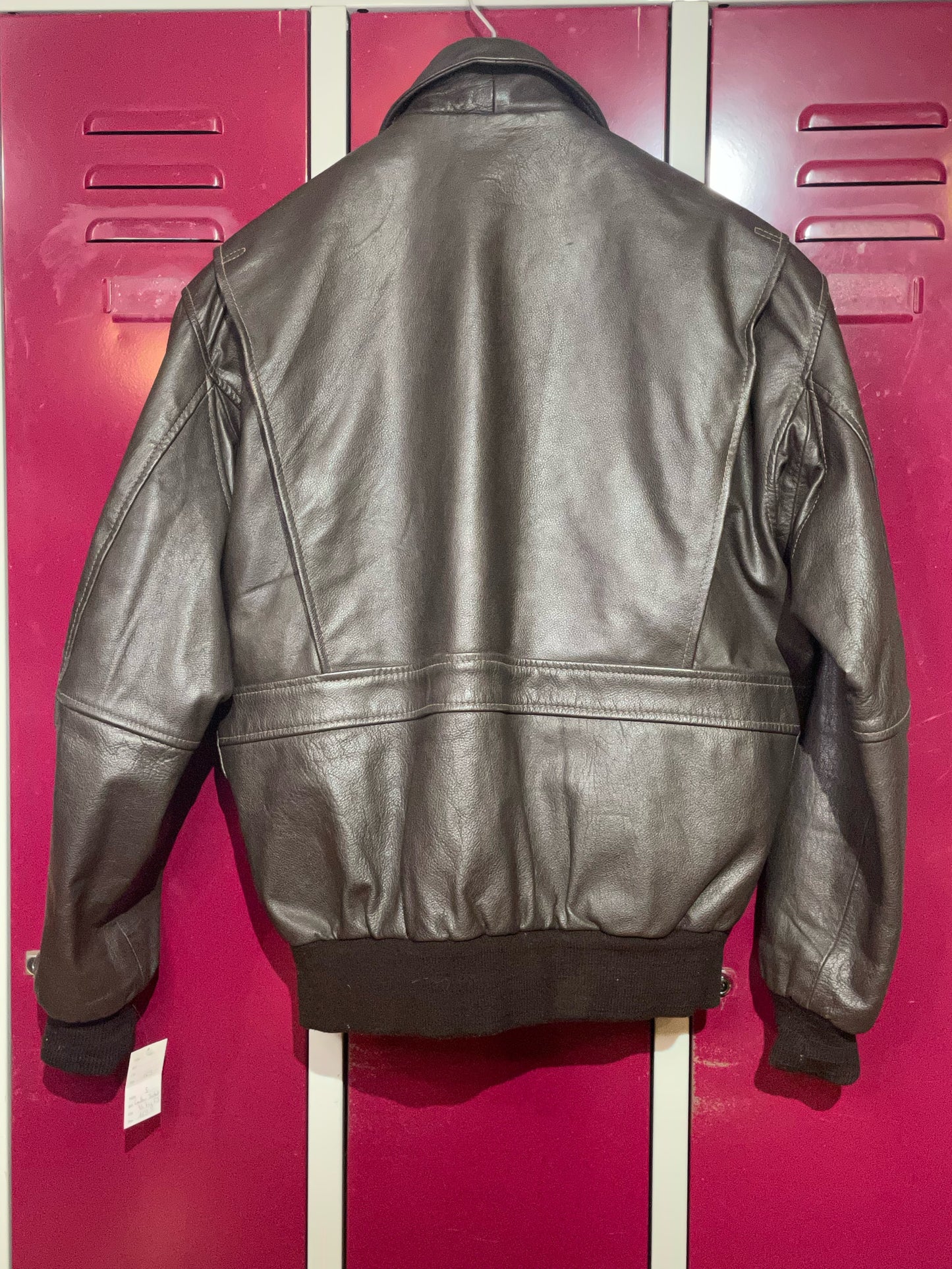 VINTAGE LEATHER FLIGHT JACKET SZ: S
