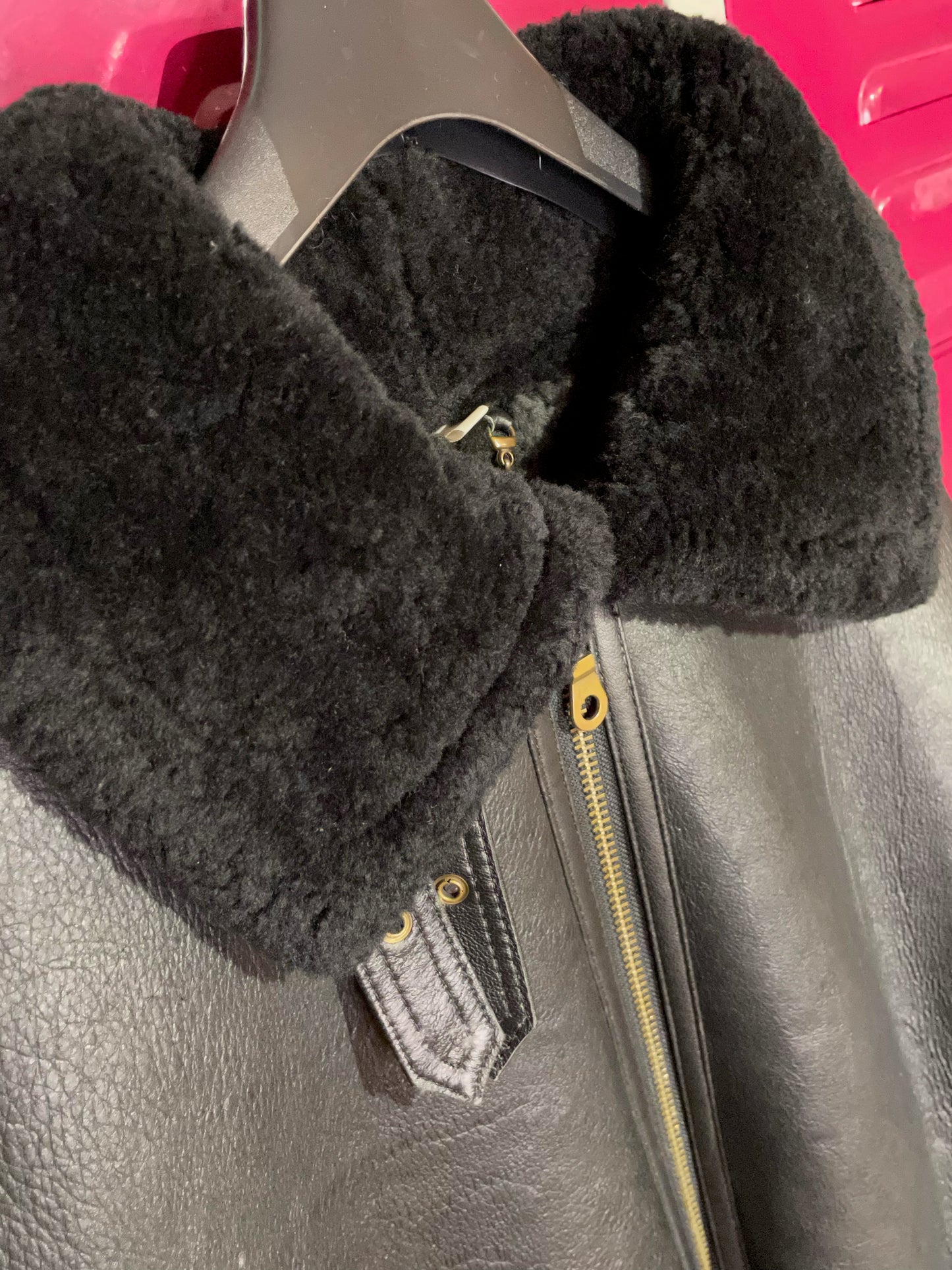 ORIGINAL SHEARLING SHEEPSKIN JACKET SZ: XXL