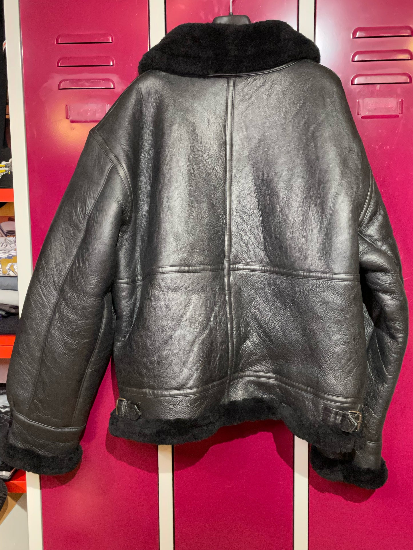 ORIGINAL SHEARLING SHEEPSKIN JACKET SZ: XXL