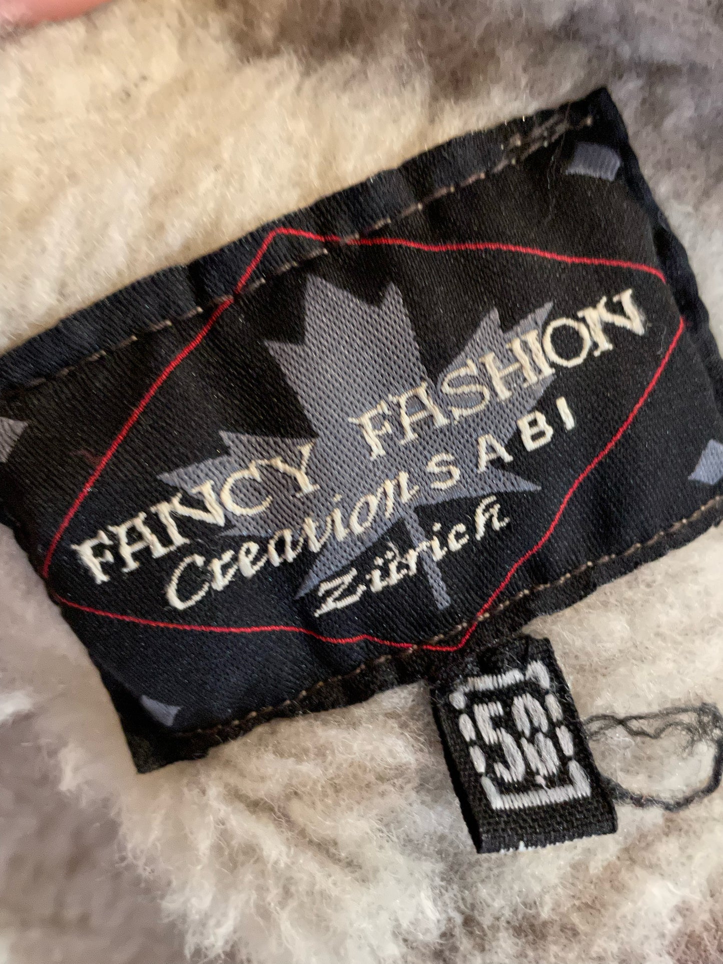 FANCY FASHION ZURICH VINTAGE SHEARLING SHEEPSKIN JACKET SZ: 50=XL