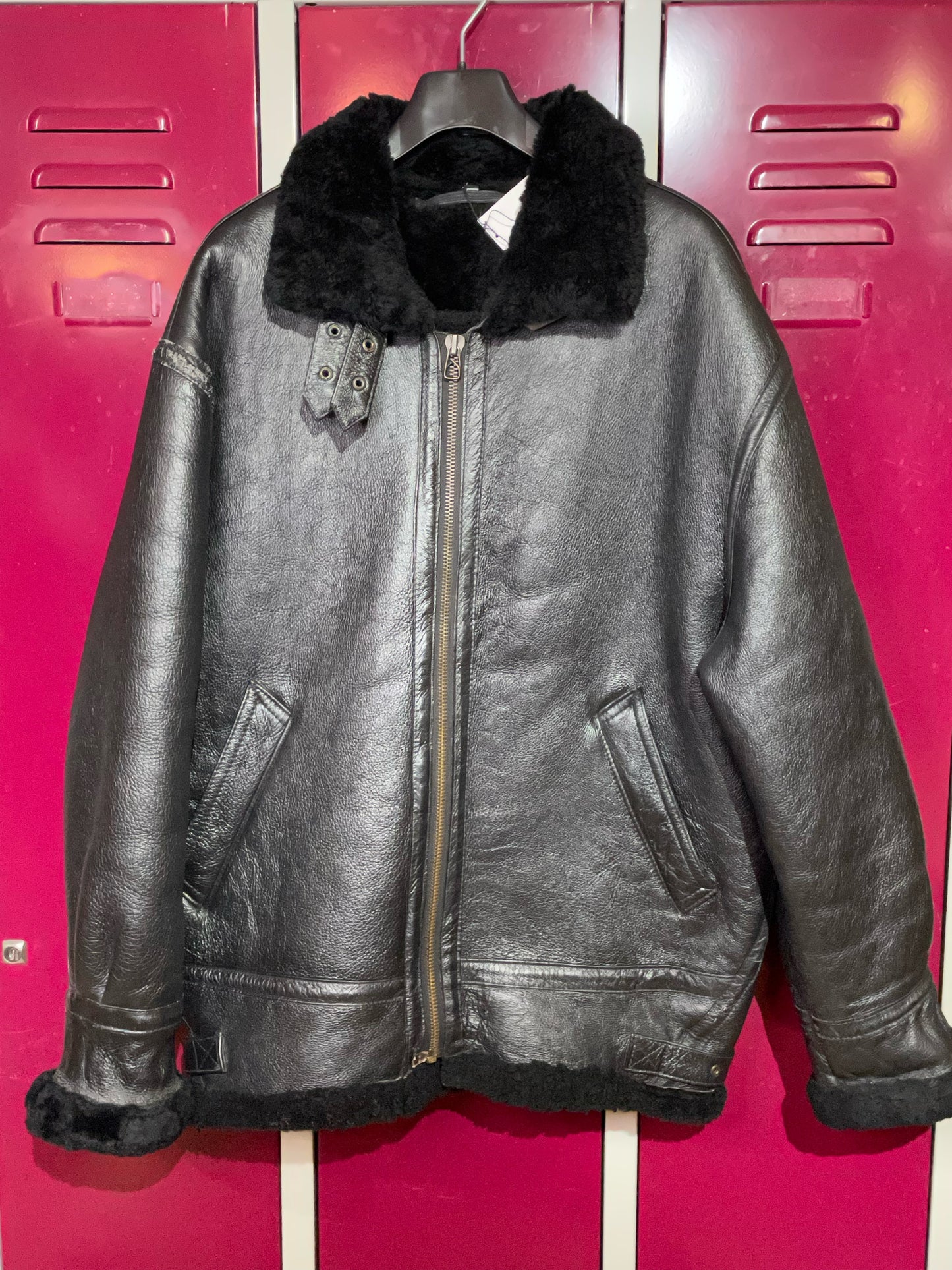 SHEARLING SHEEPSKIN JACKET SZ: L