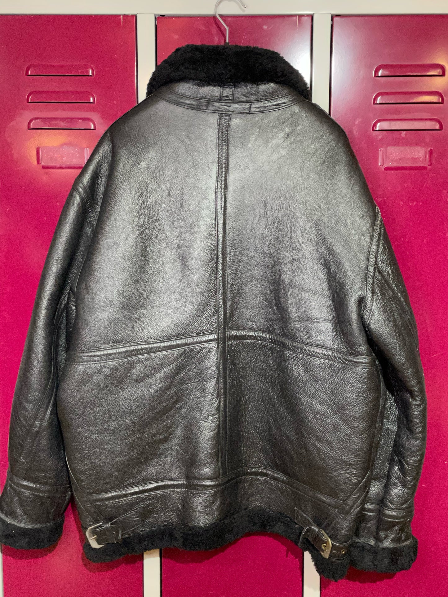 SHEARLING SHEEPSKIN JACKET SZ: L