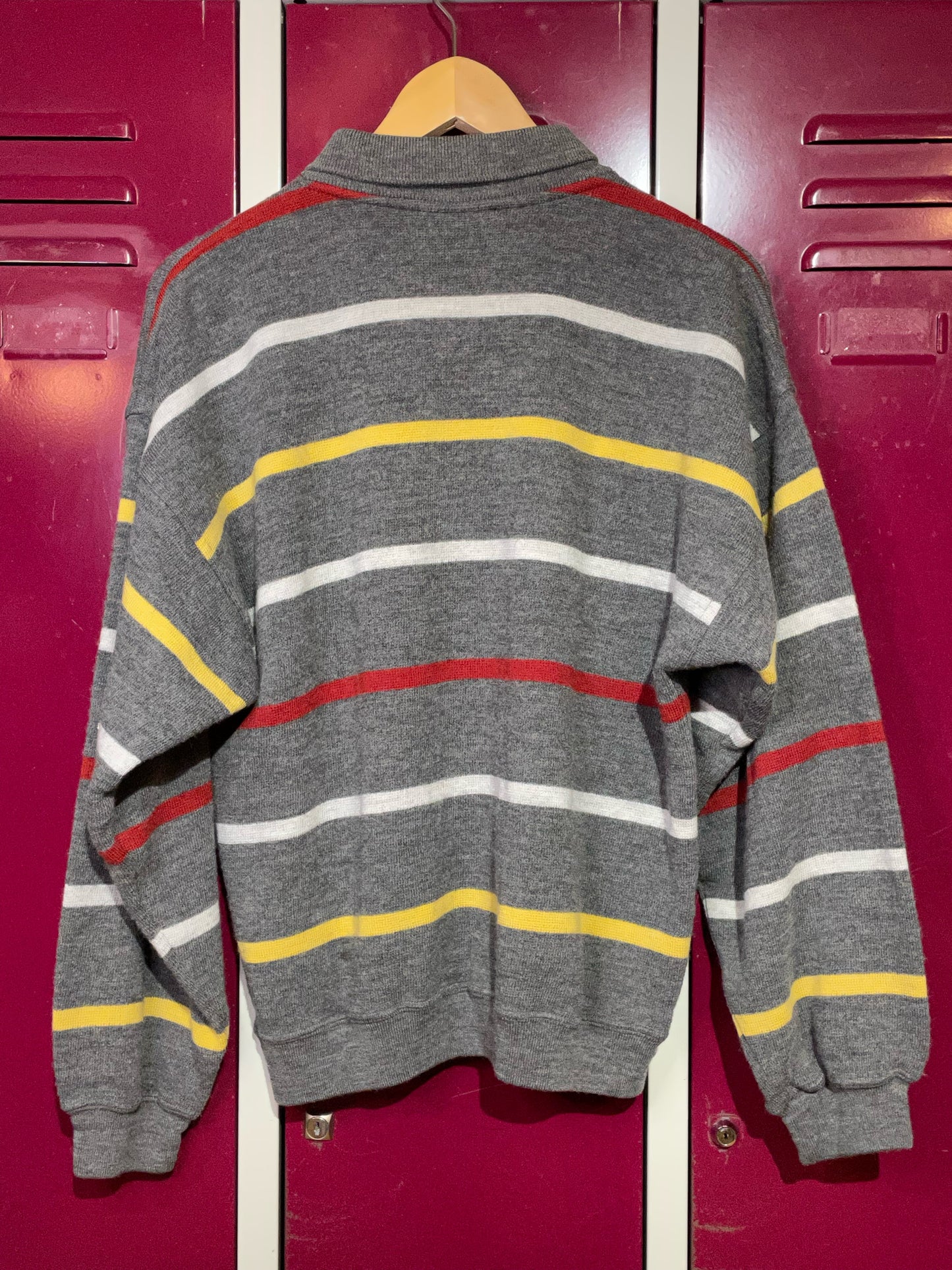 LACOSTE VINTAGE MADE IN FRANCE POLO PULLOVER SZ: 3=M