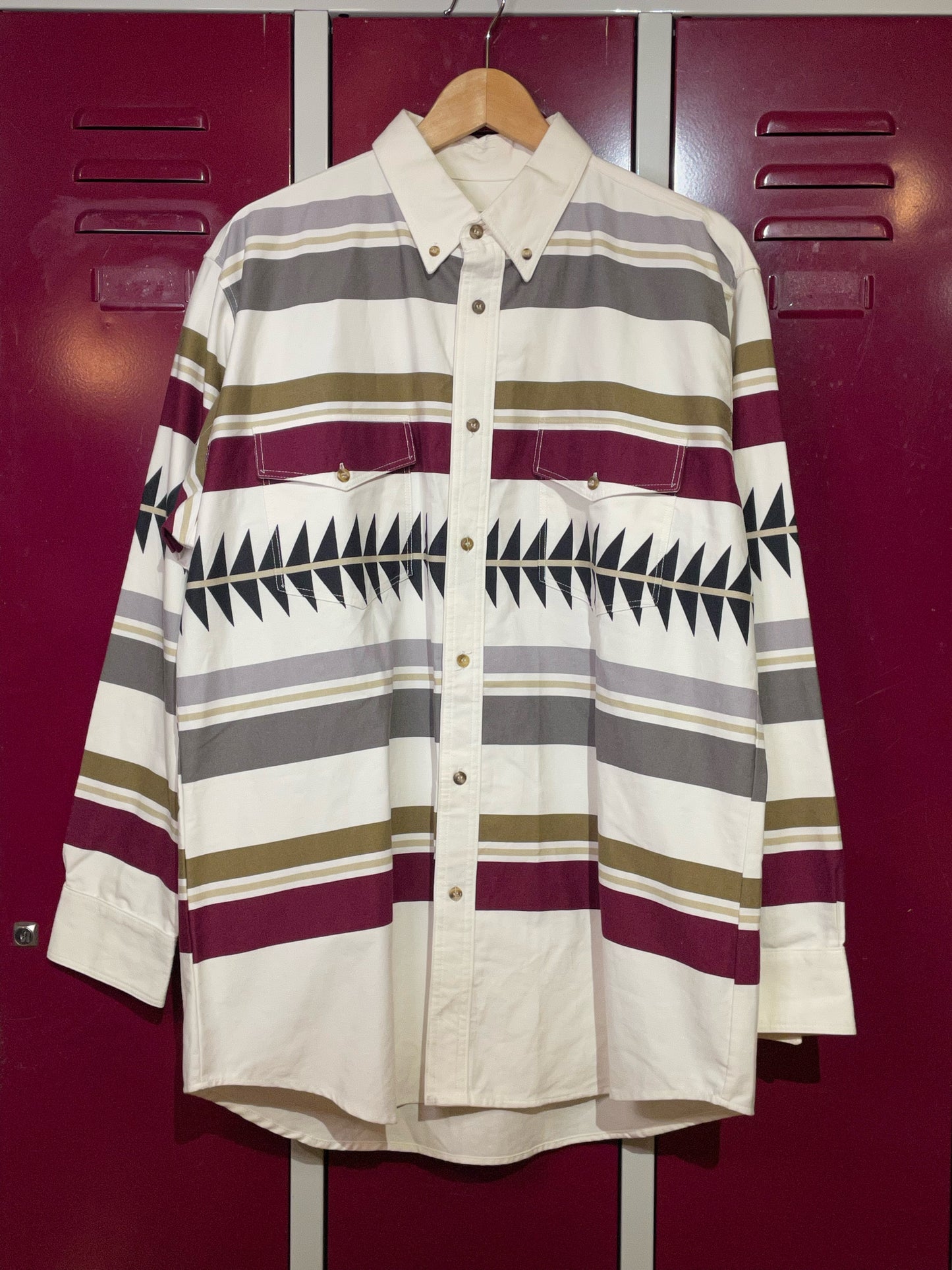 EXPRESS RIDER VINTAGE WESTERN SHIRT  SZ: L