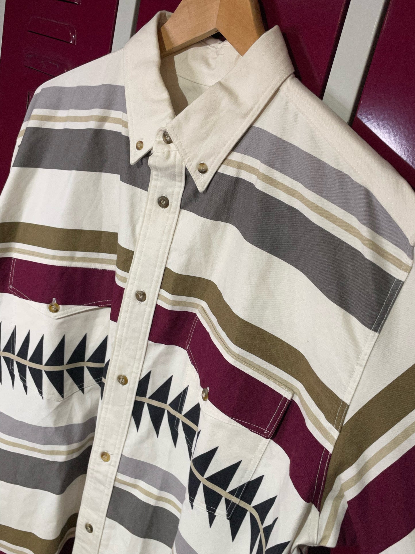 EXPRESS RIDER VINTAGE WESTERN SHIRT  SZ: L