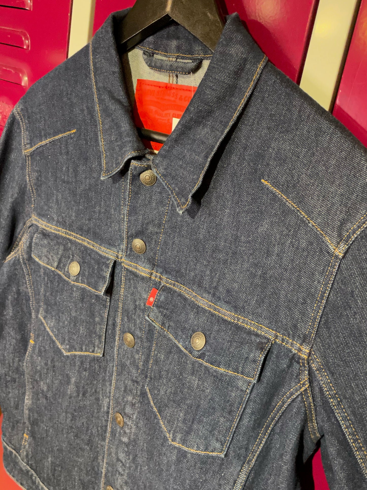 LEVI'S MADE AND CRAFTED LEJ TRUCKER DENIM JACKET  SZ: S