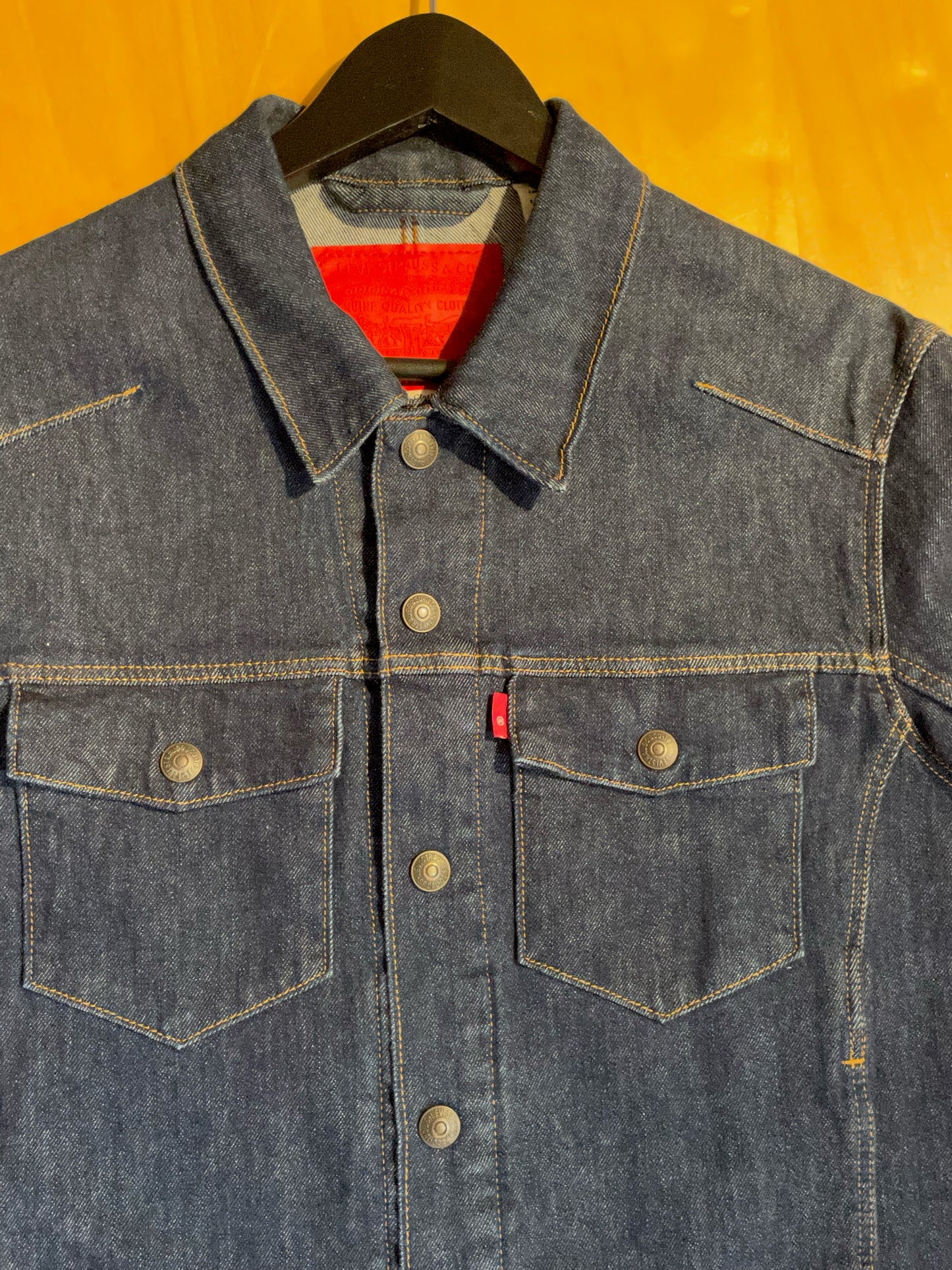 LEVI'S MADE AND CRAFTED LEJ TRUCKER DENIM JACKET  SZ: S