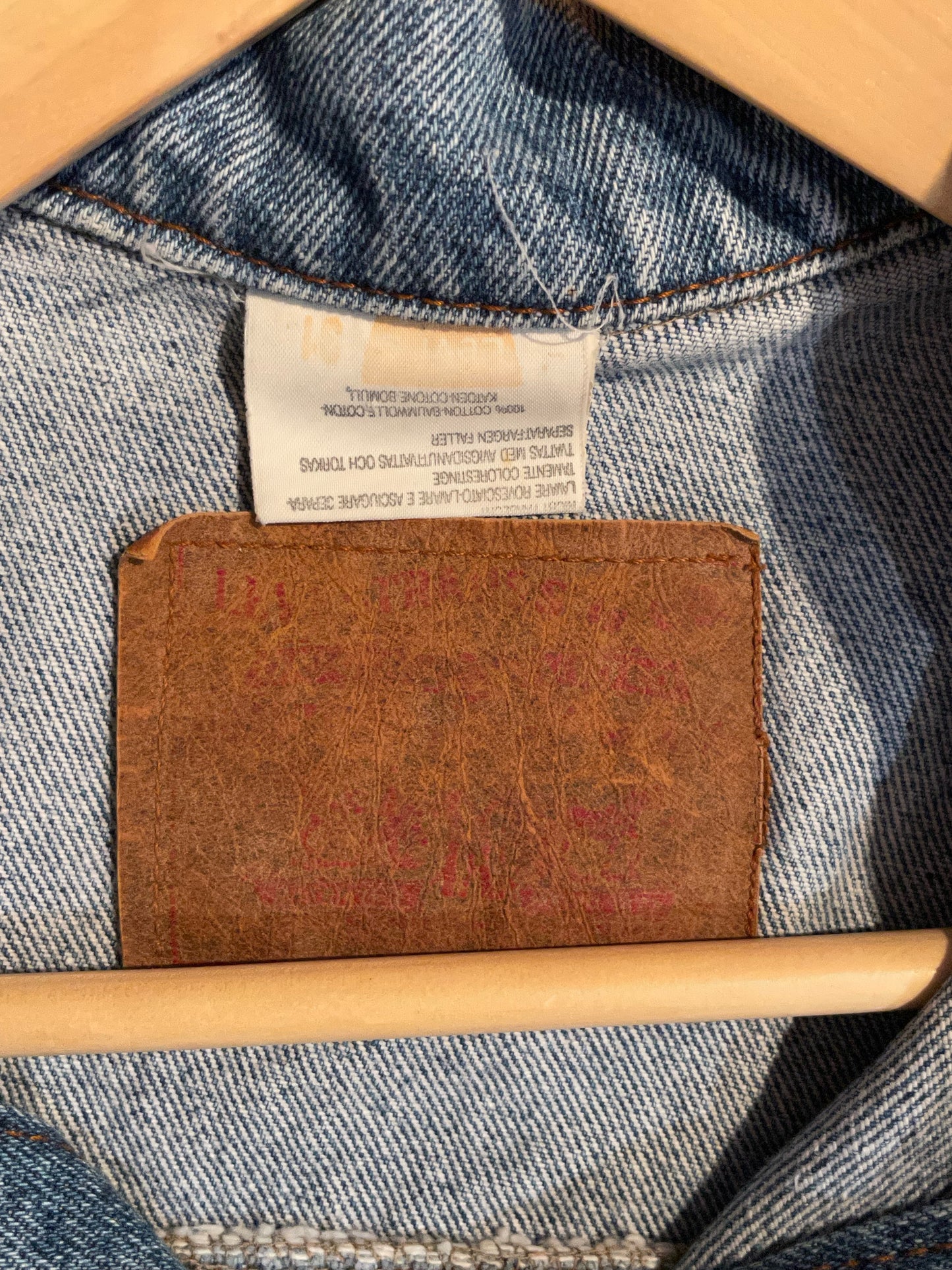 LEVI'S VINTAGE 80s DENIM JACKET SZ: M