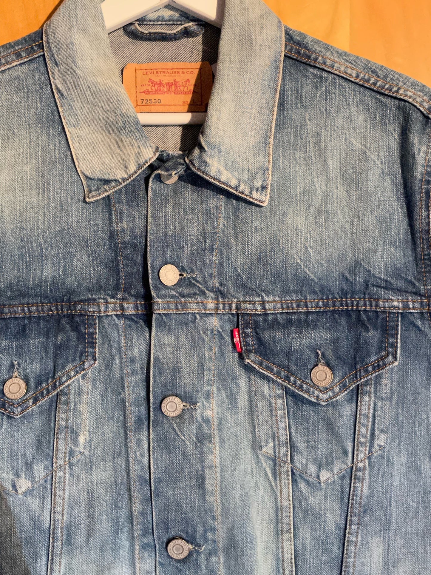 LEVI'S 72530 VINTAGE DENIM JACKET SZ: L