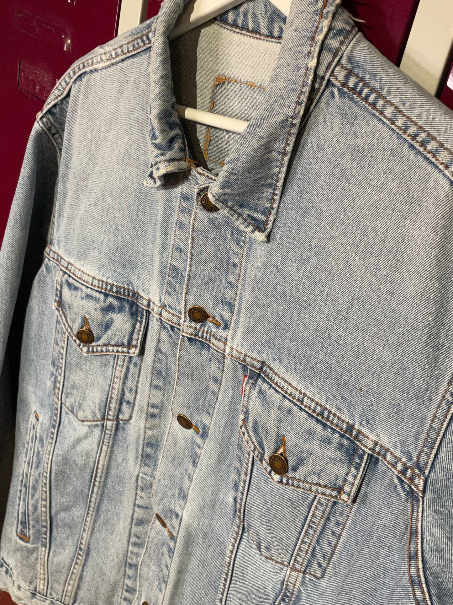 LEVI'S VINTAGE 80s USED DENIM JACKET  SZ: L