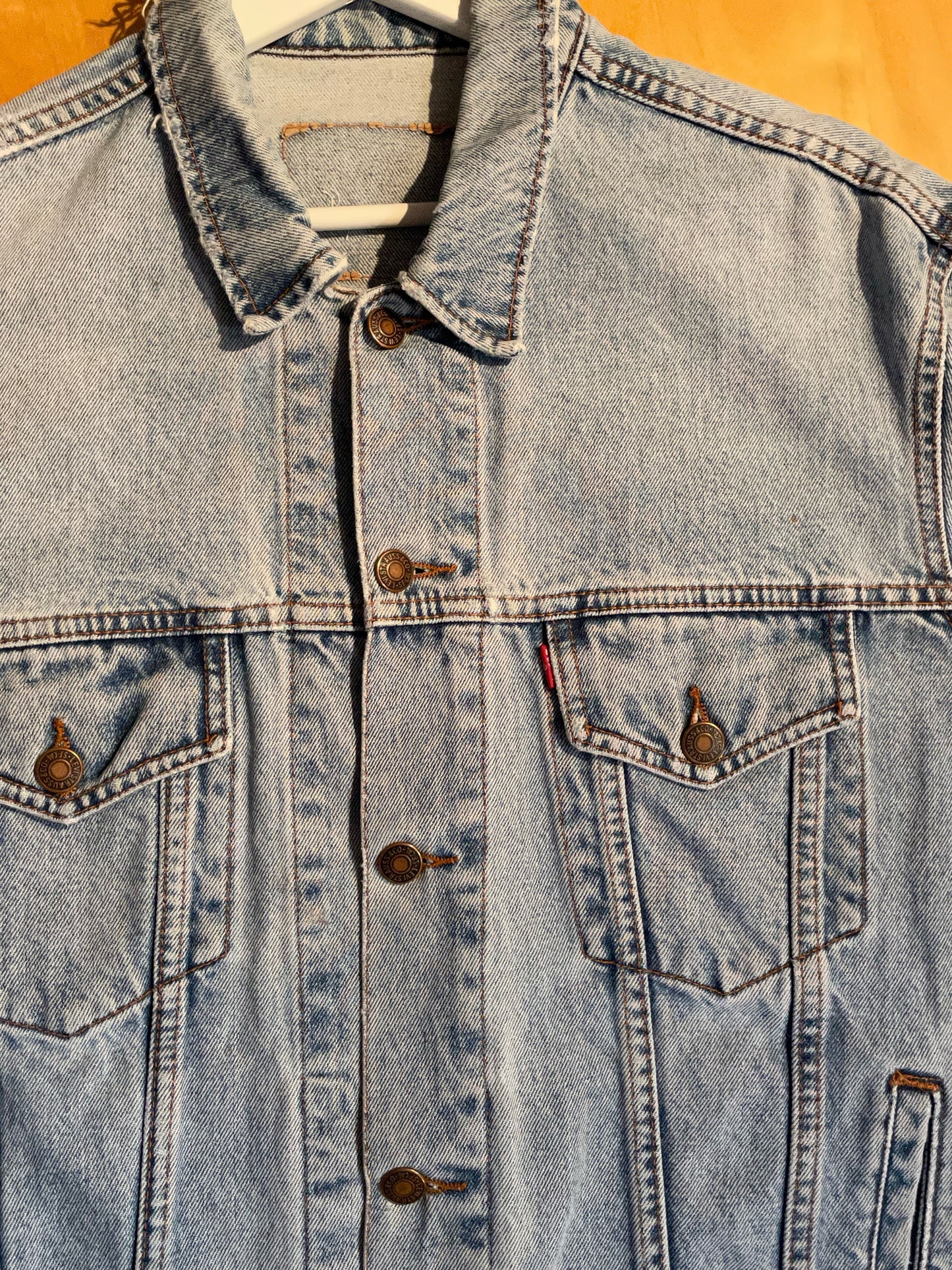 LEVI'S VINTAGE 80s USED DENIM JACKET  SZ: L