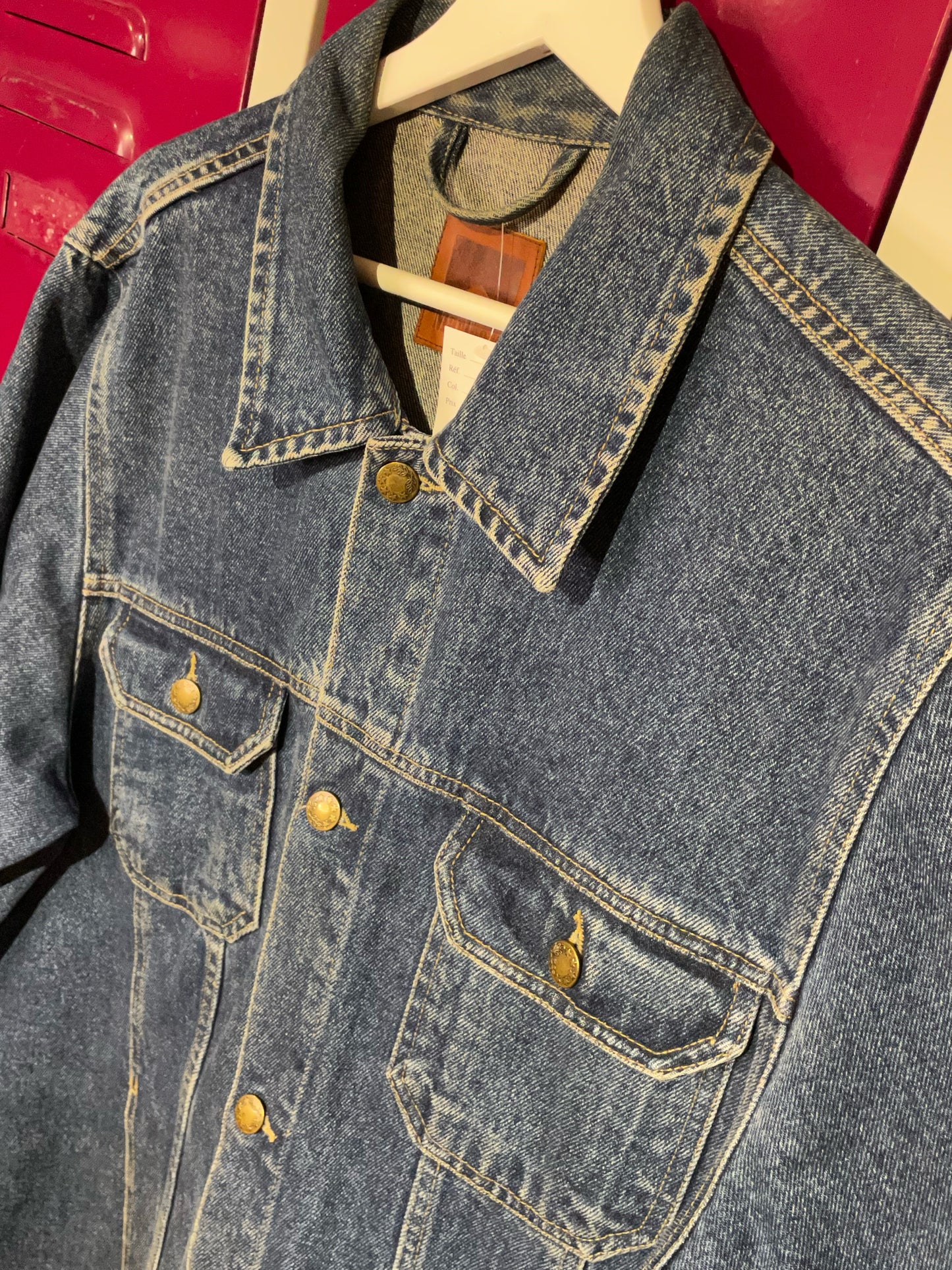 MARLBORO VINTAGE DENIM JACKET  SZ: XL