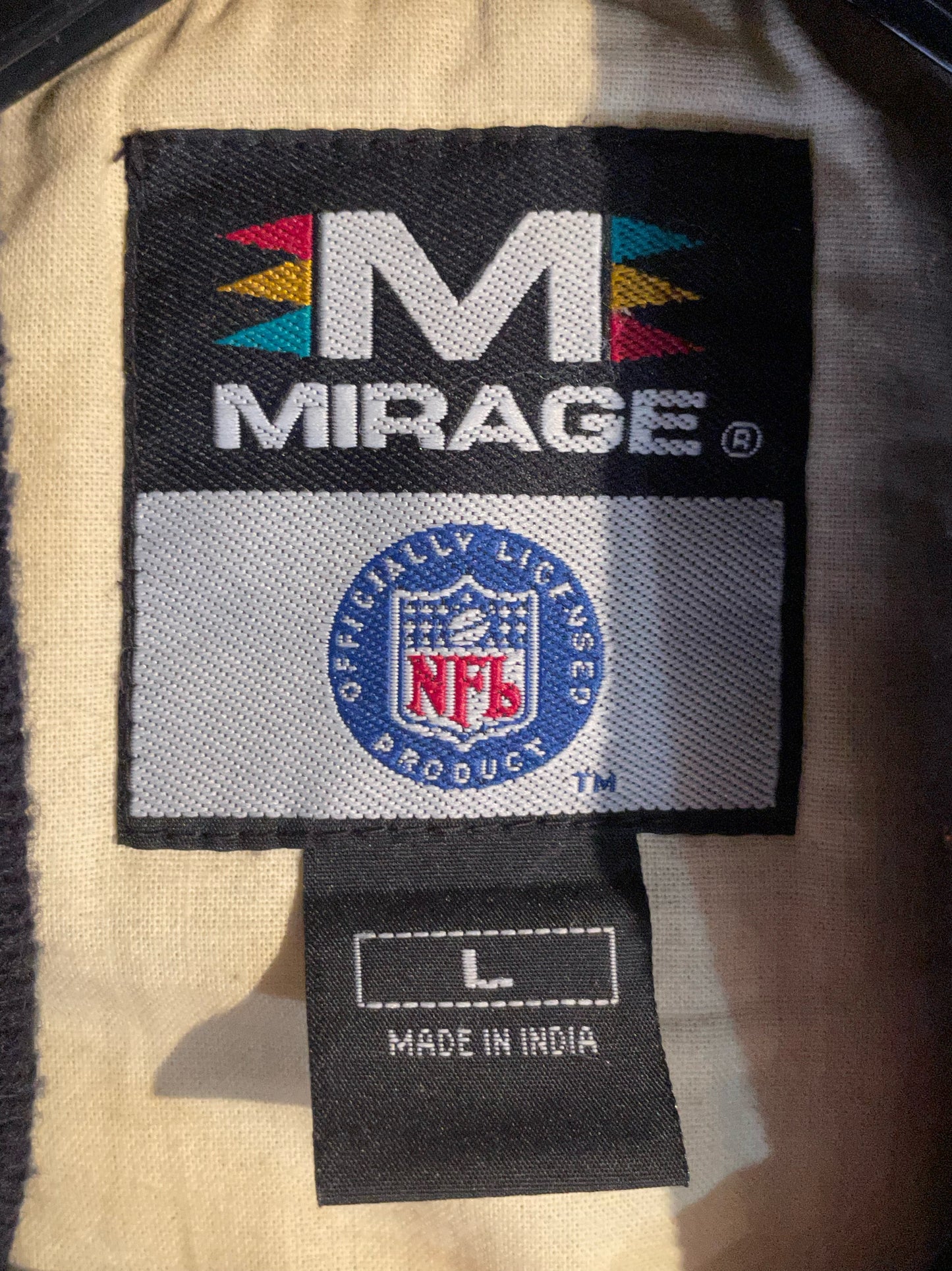 DALLAS COWBOYS MIRAGE VINTAGE VARSITY JACKET SZ: L