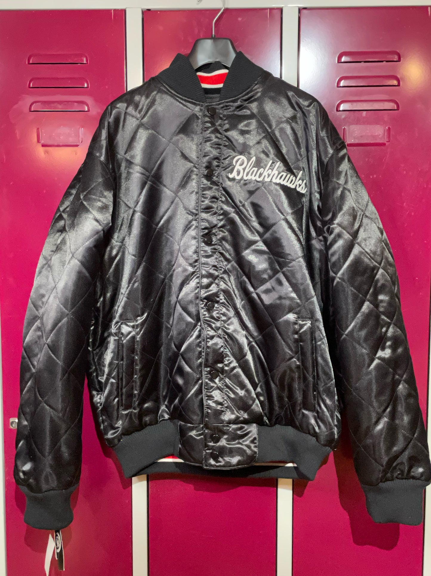 CHICAGO BLACKHAWKS GIII NFL REVERSIBLE JACKET BRAND NEW SZ: L