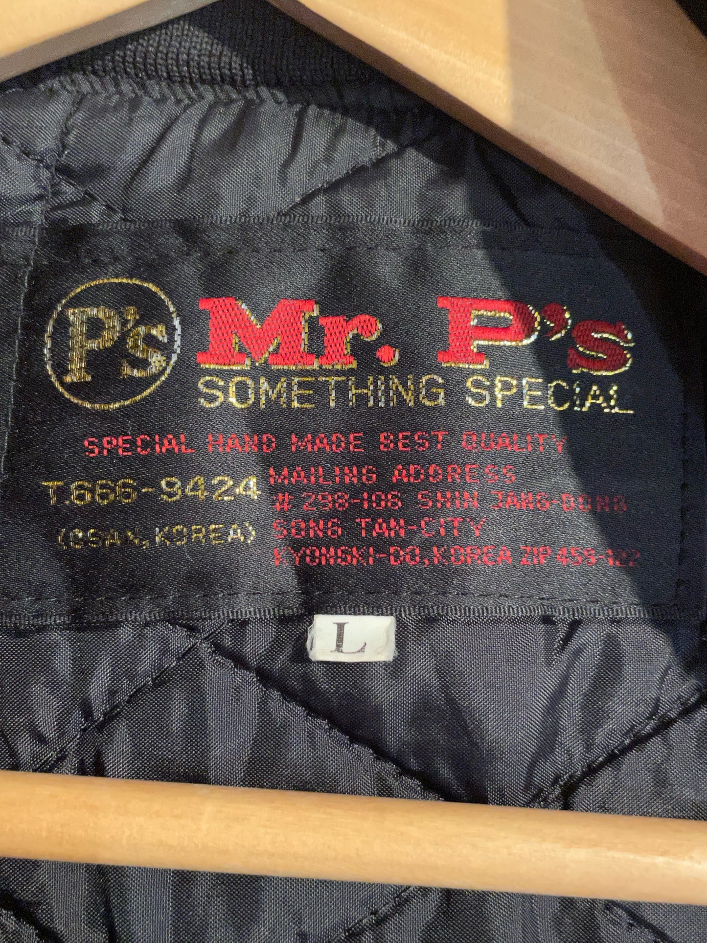 TAMPA BAY BUCCANEERS TOM BRADY MR. P'S VARSITY JACKET SZ: L