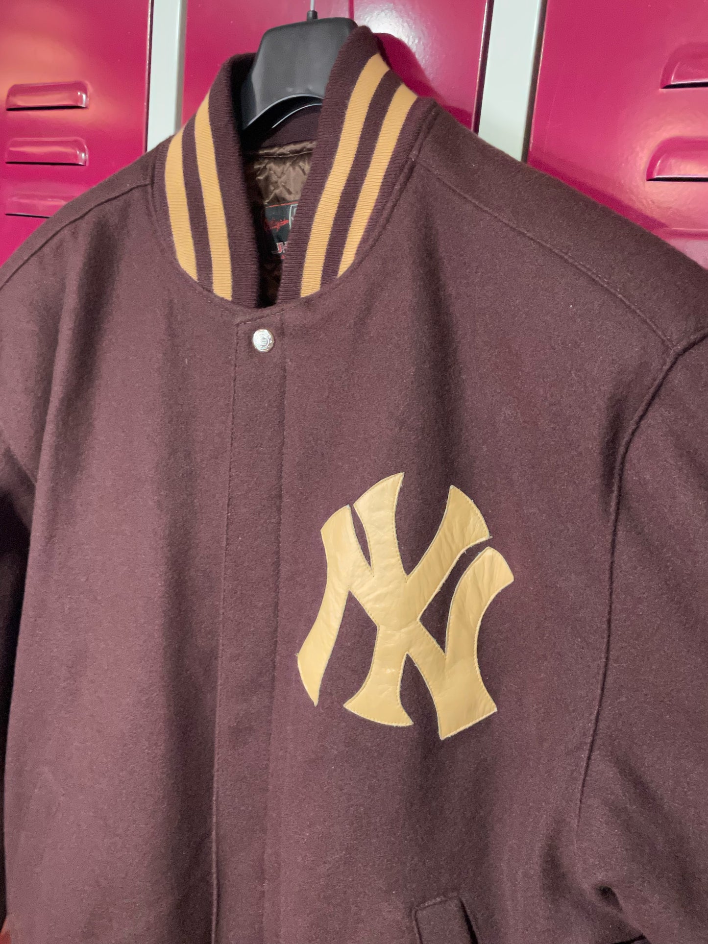 NEW YORK YANKEES JH DESIGN MLB VARSITY JACKET SZ: XL