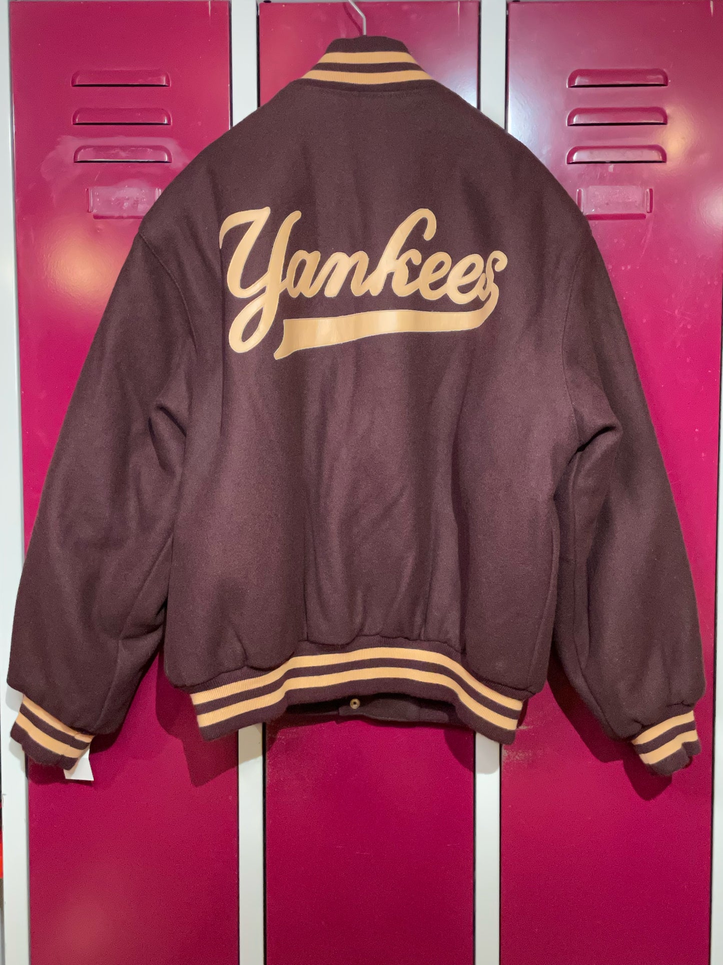 NEW YORK YANKEES JH DESIGN MLB VARSITY JACKET SZ: XL