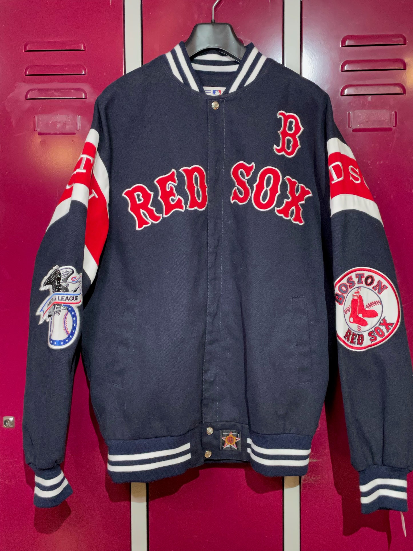 BOSTON RED SOX JH DESIGN MLB JACKET SZ: L