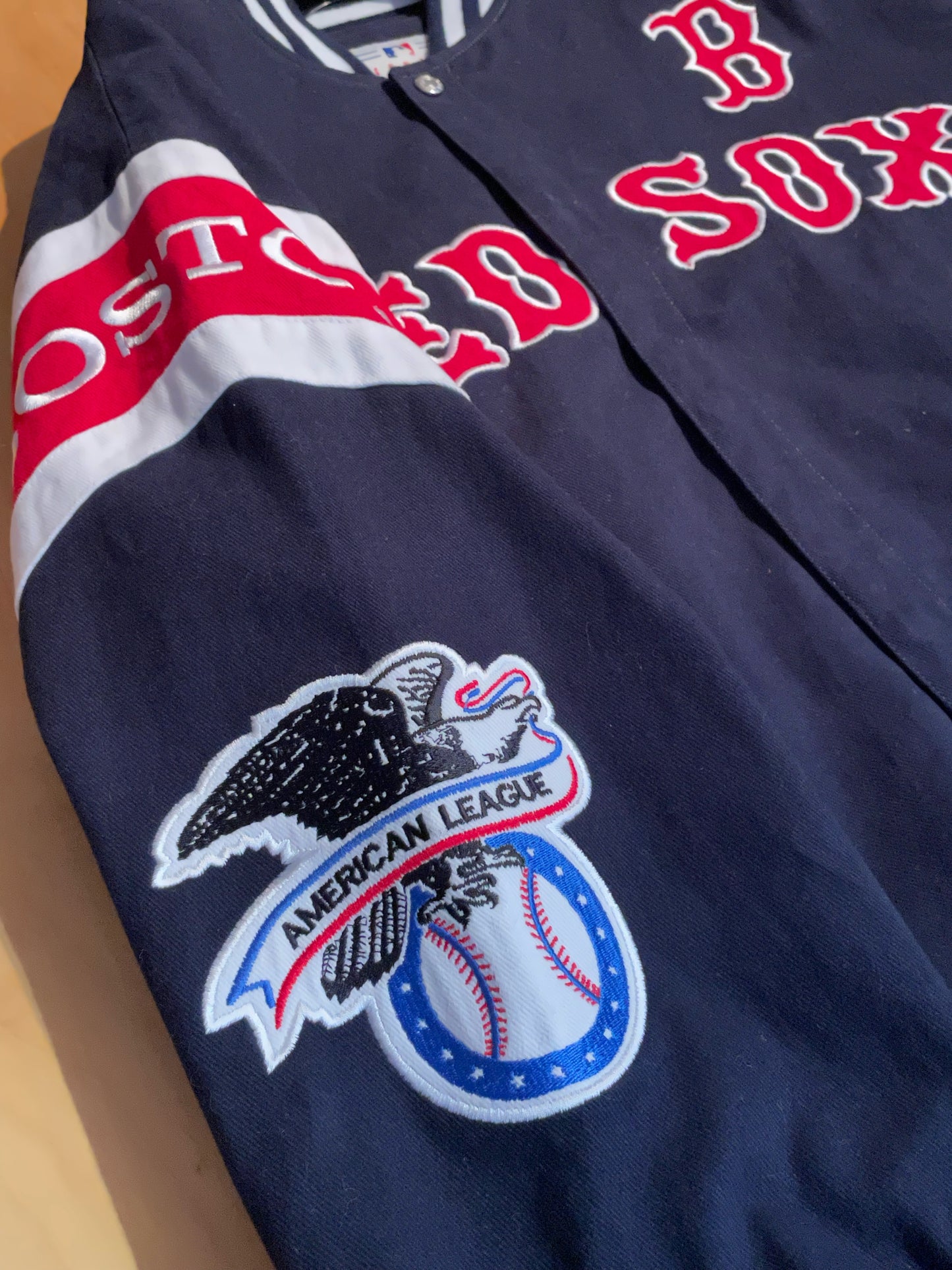BOSTON RED SOX JH DESIGN MLB JACKET SZ: L