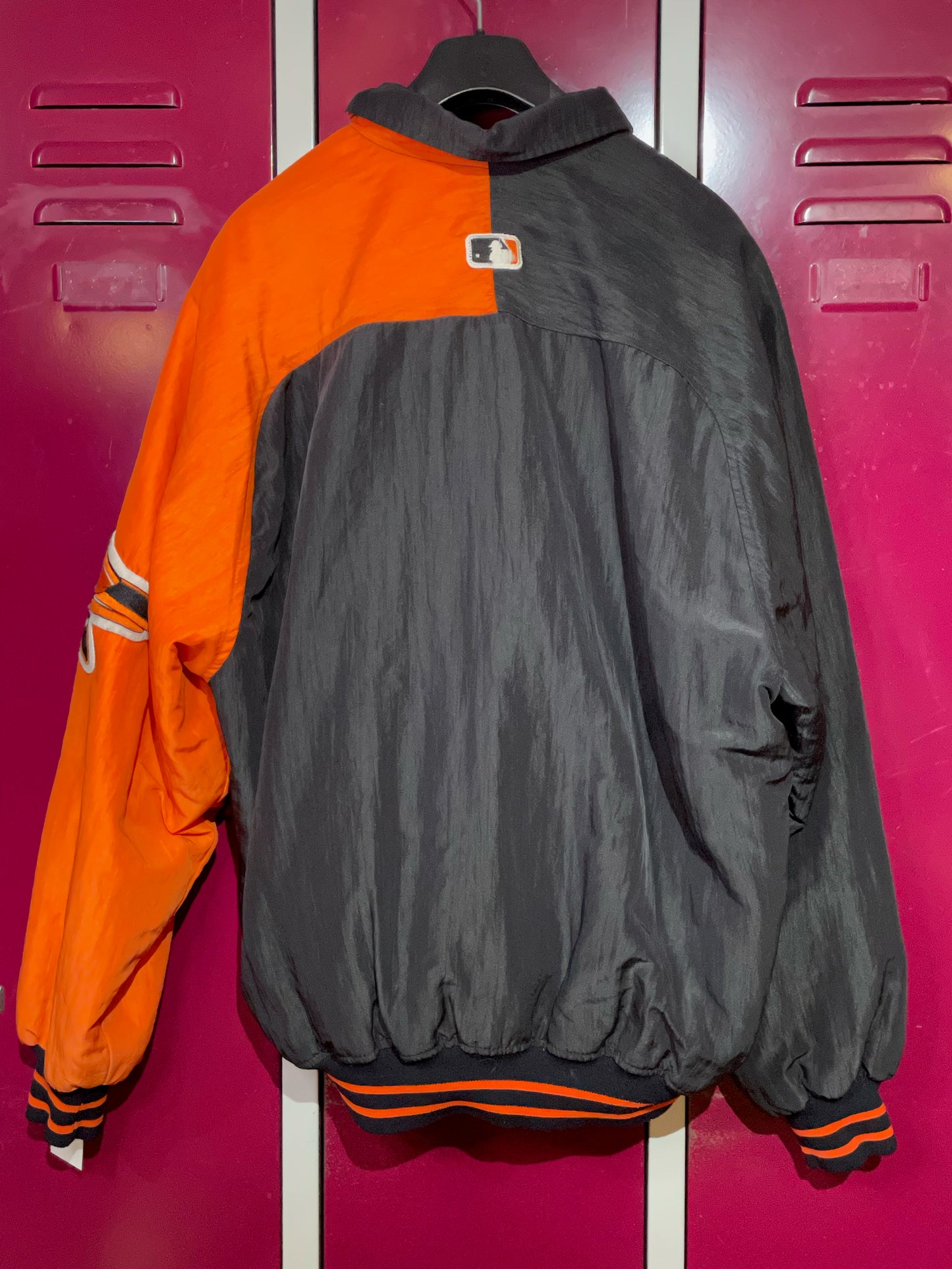 VINTAGE STARTER BALTIMORE ORIOLES MLB JACKET SZ: L