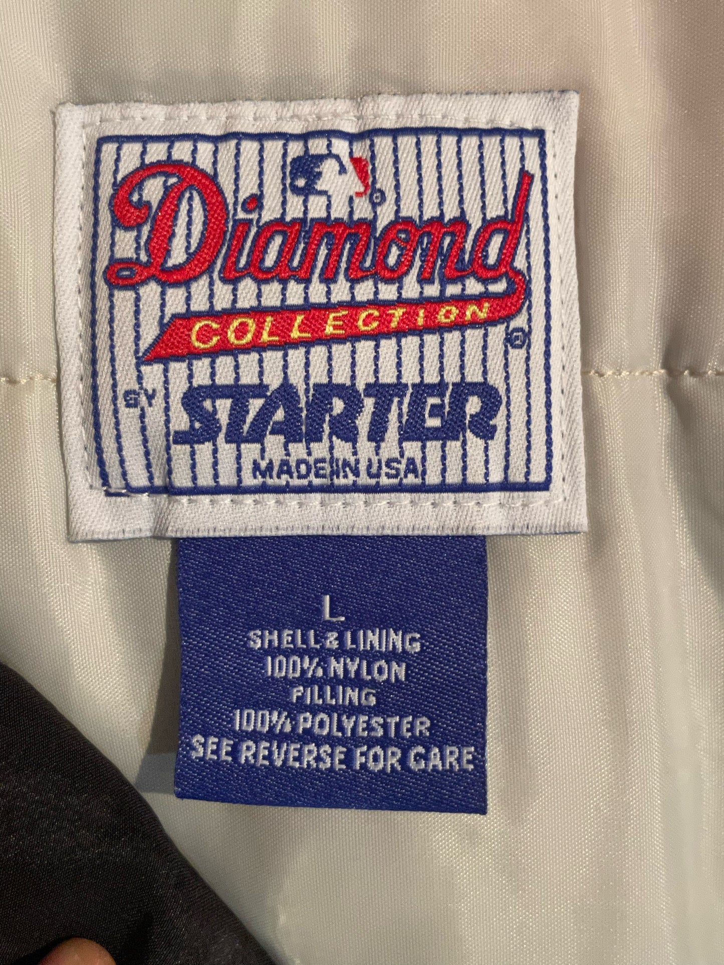 VINTAGE STARTER BALTIMORE ORIOLES MLB JACKET SZ: L