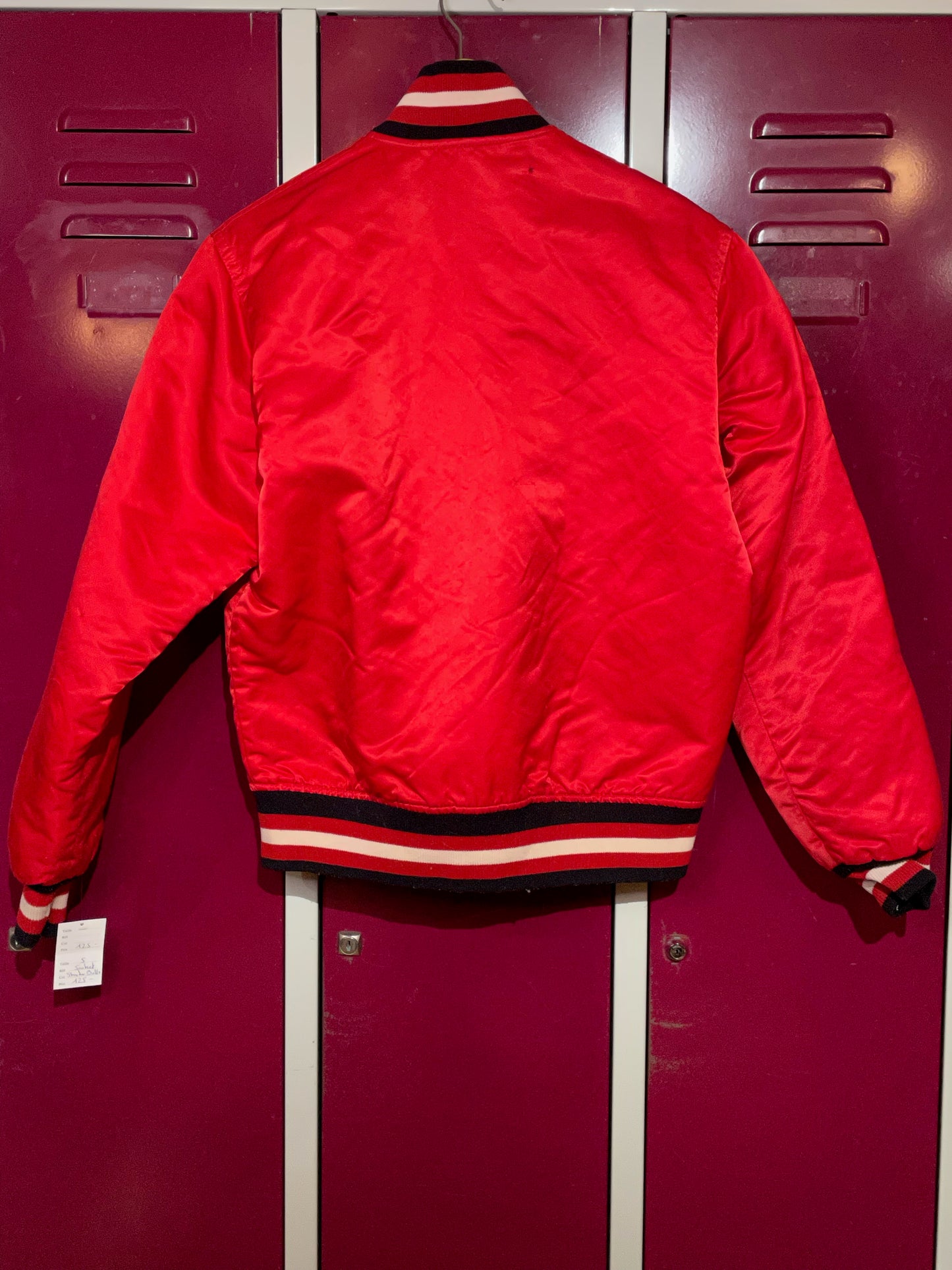 VINTAGE STARTER CHICAGO BULLS NBA SATIN JACKET SZ: S