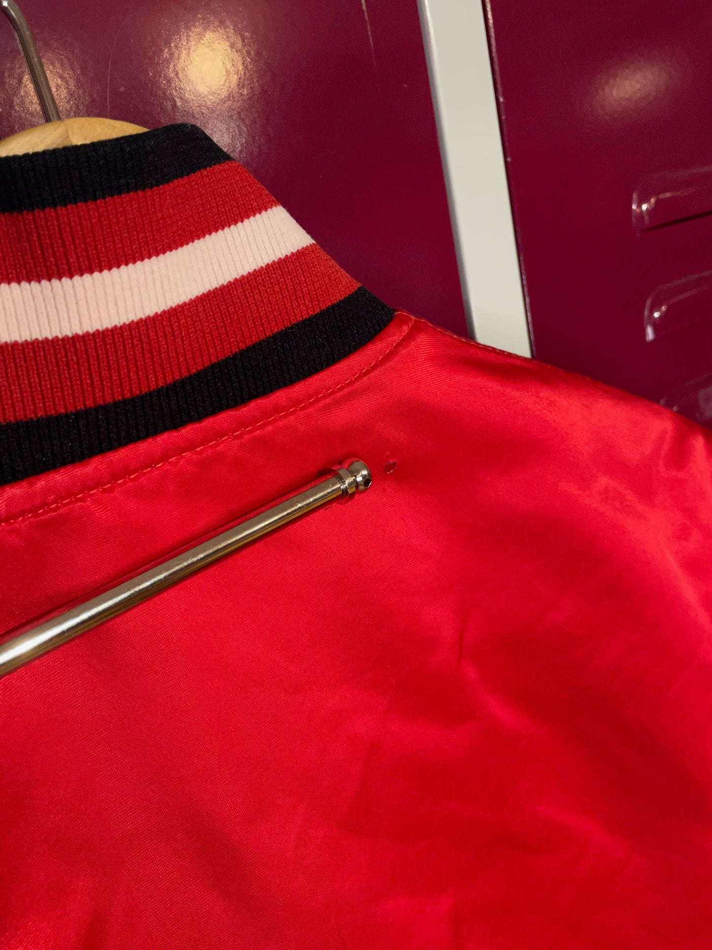 VINTAGE STARTER CHICAGO BULLS NBA SATIN JACKET SZ: S