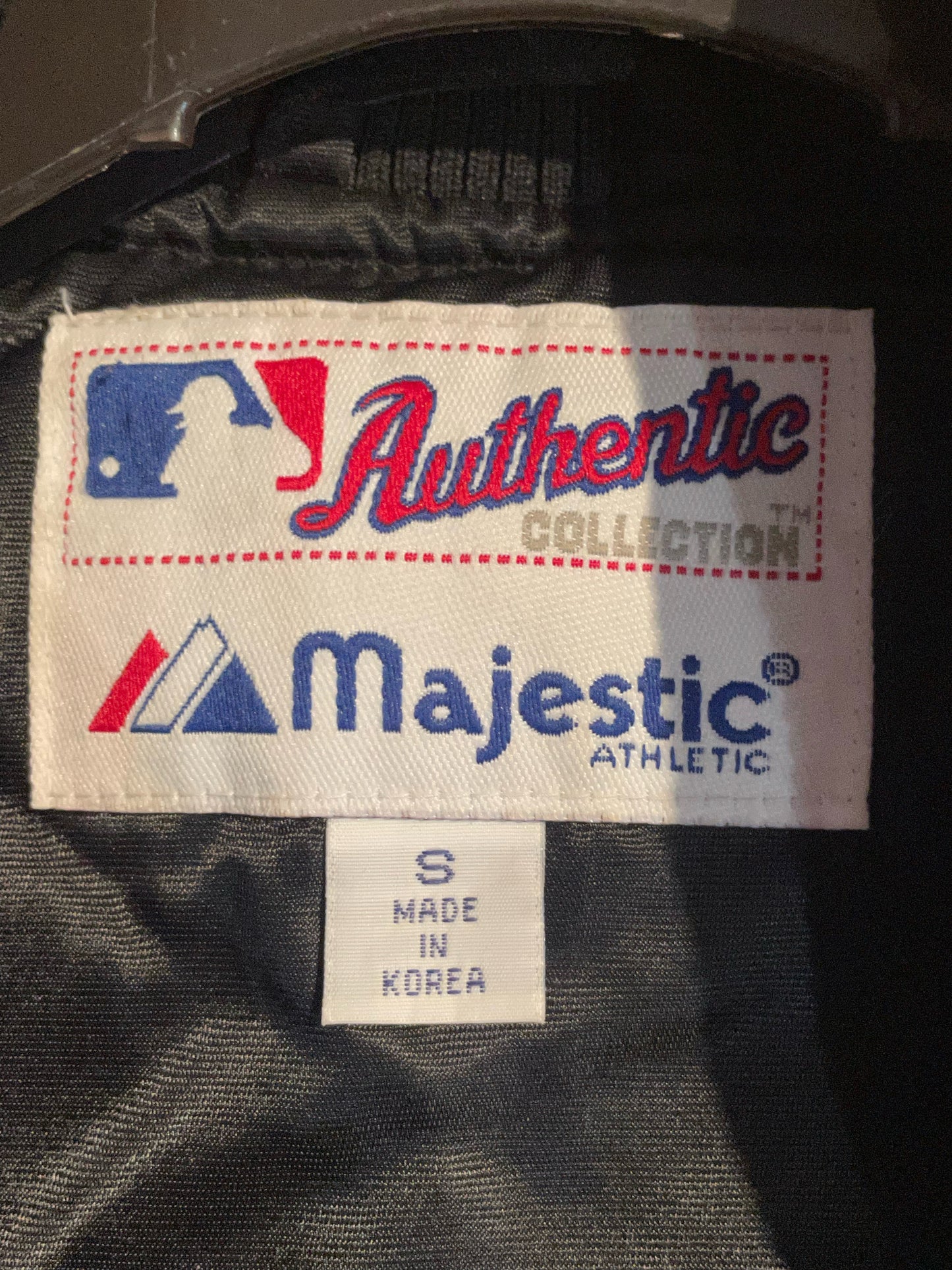 VINTAGE MAJESTIC NEW YORK YANKEES MLB SATIN JACKET SZ: S