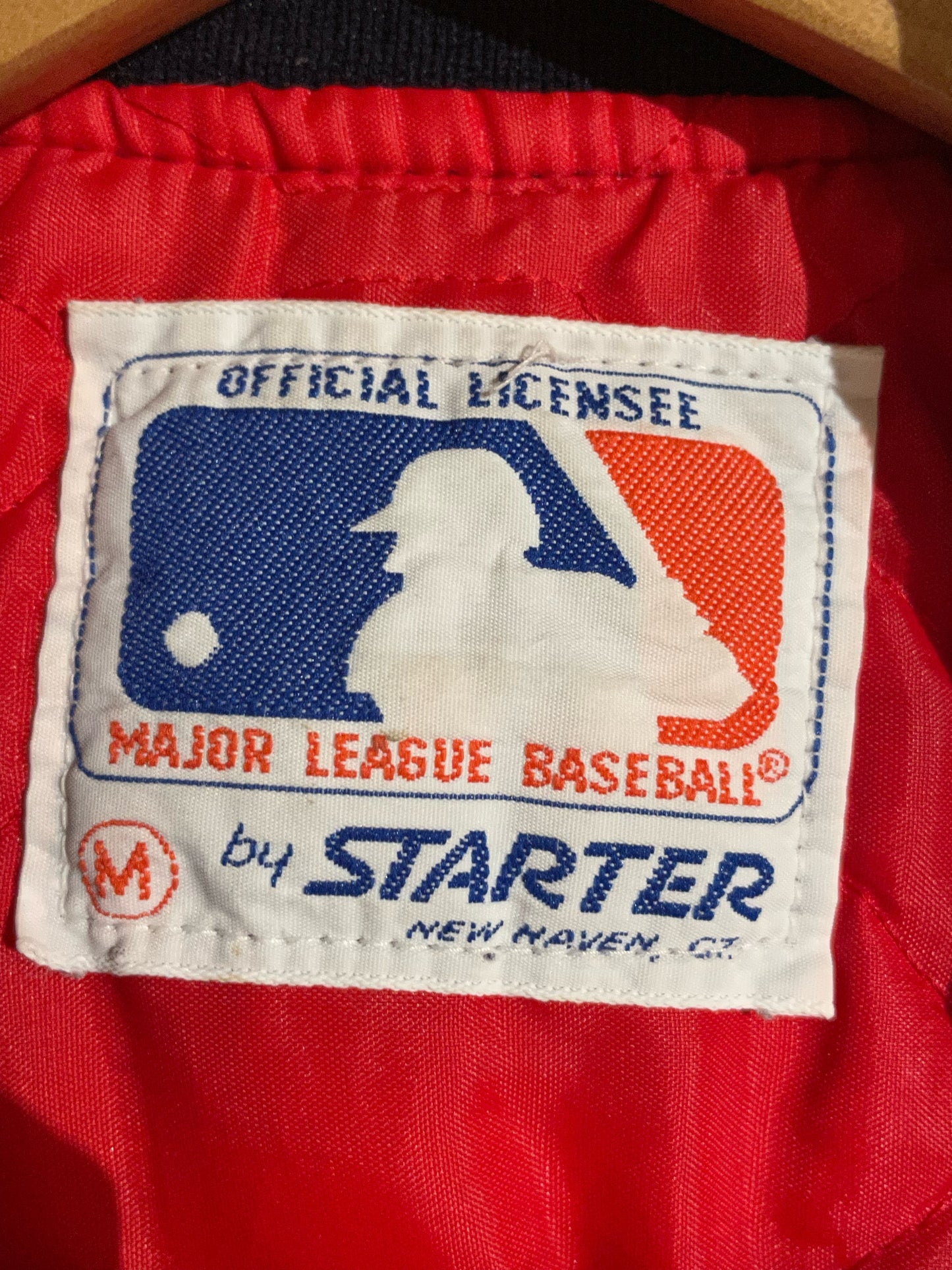 VINTAGE STARTER ST. LOUIS CARDINALS MLB SATIN JACKET  SZ: M