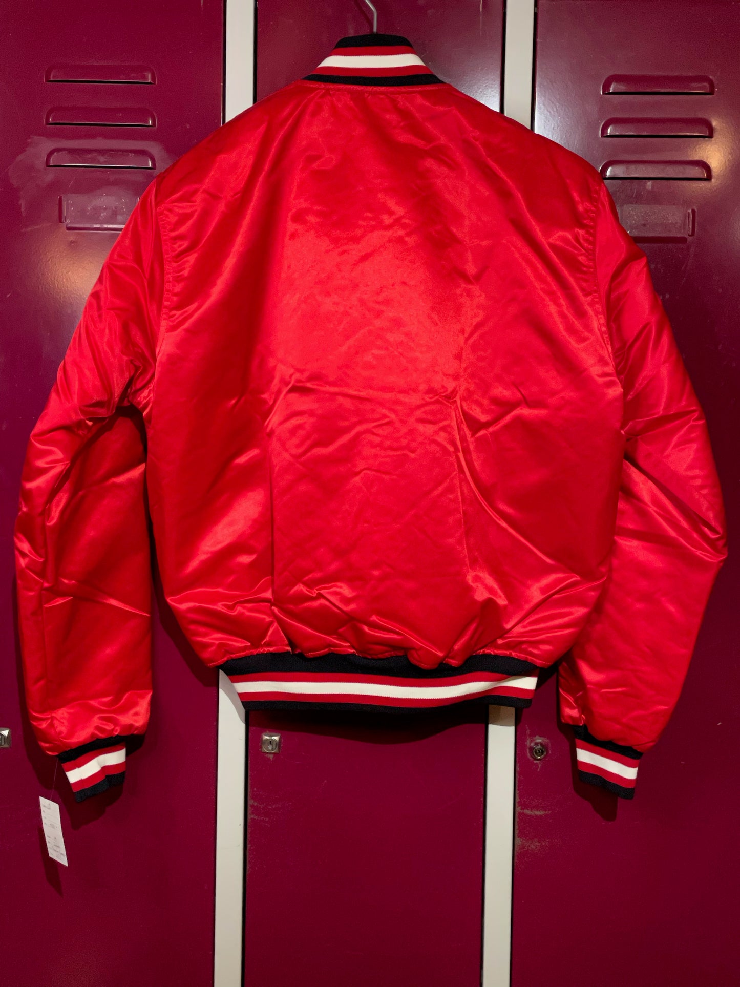 VINTAGE STARTER GEORGIA BULLDOGS NCAA SATIN JACKET SZ: M