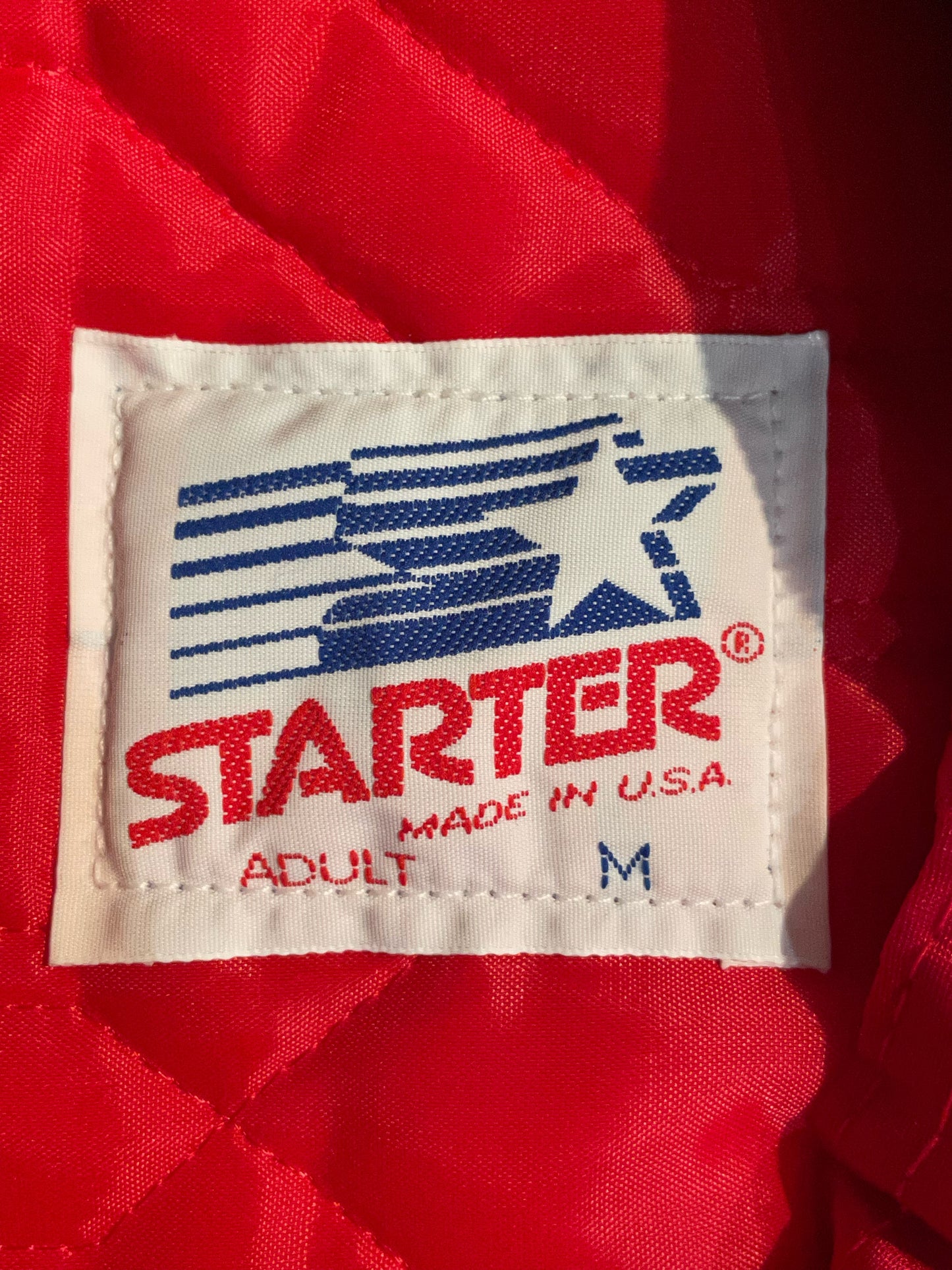 VINTAGE STARTER GEORGIA BULLDOGS NCAA SATIN JACKET SZ: M