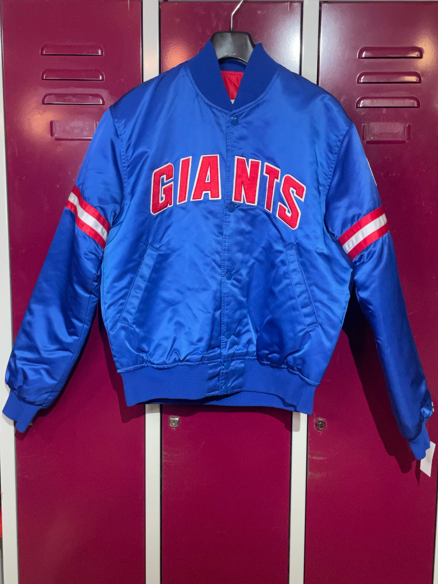 VINTAGE STARTER NEW YORK GIANTS SATIN JACKET SZ: M