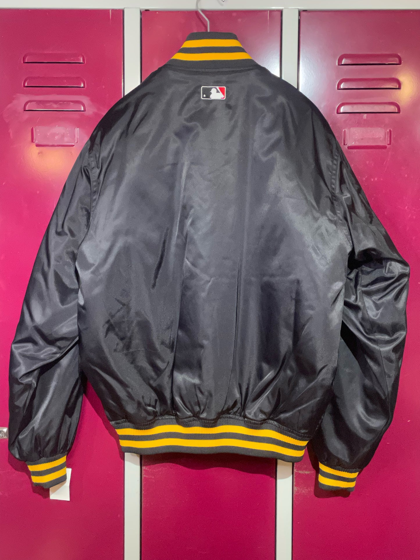 VINTAGE MAJESTIC PITTSBURGH PIRATES MLB SATIN JACKET SZ: M
