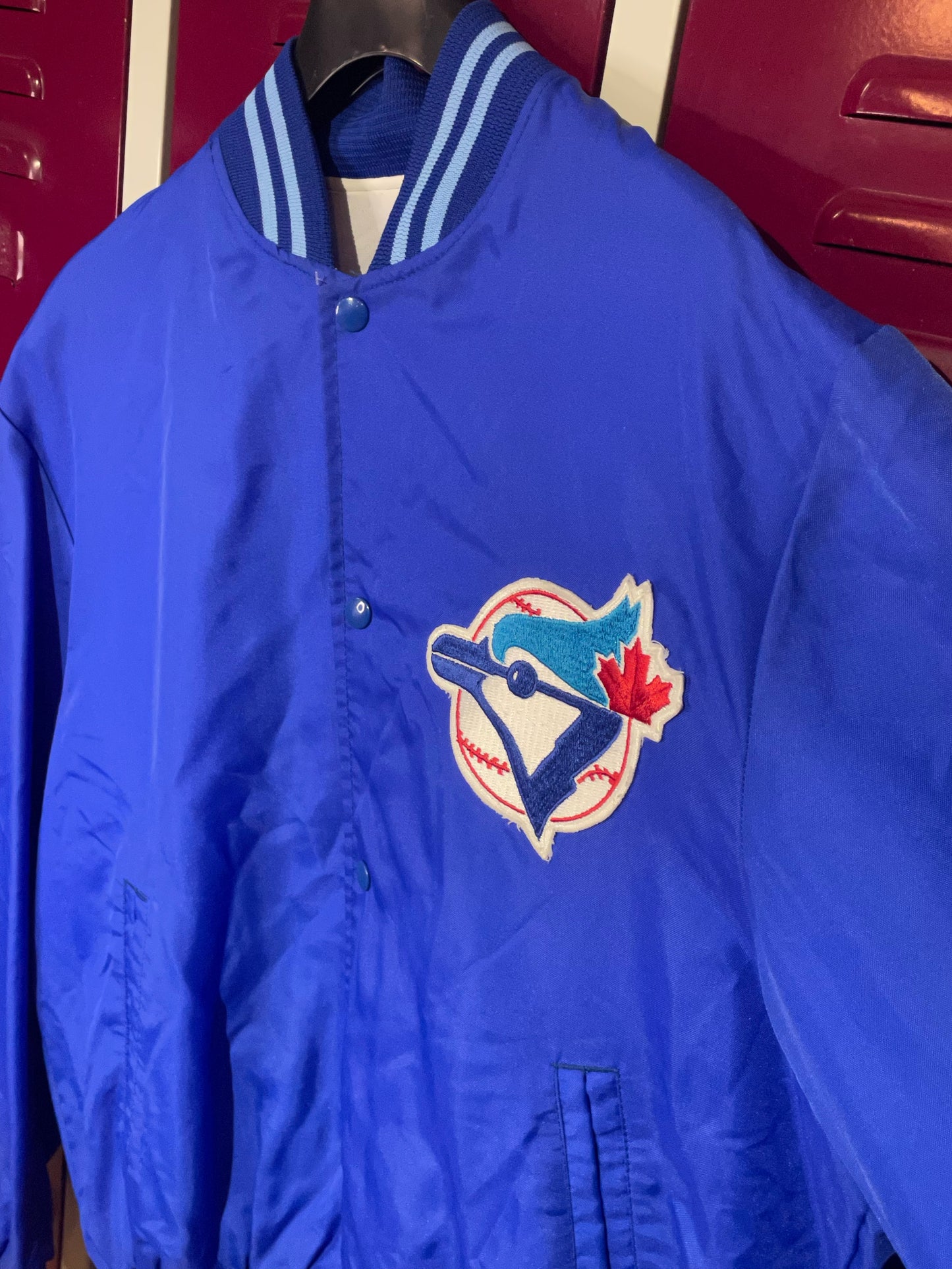 VINTAGE SHAIN TORONTO BLUE JAYS MLB JACKET SZ: L