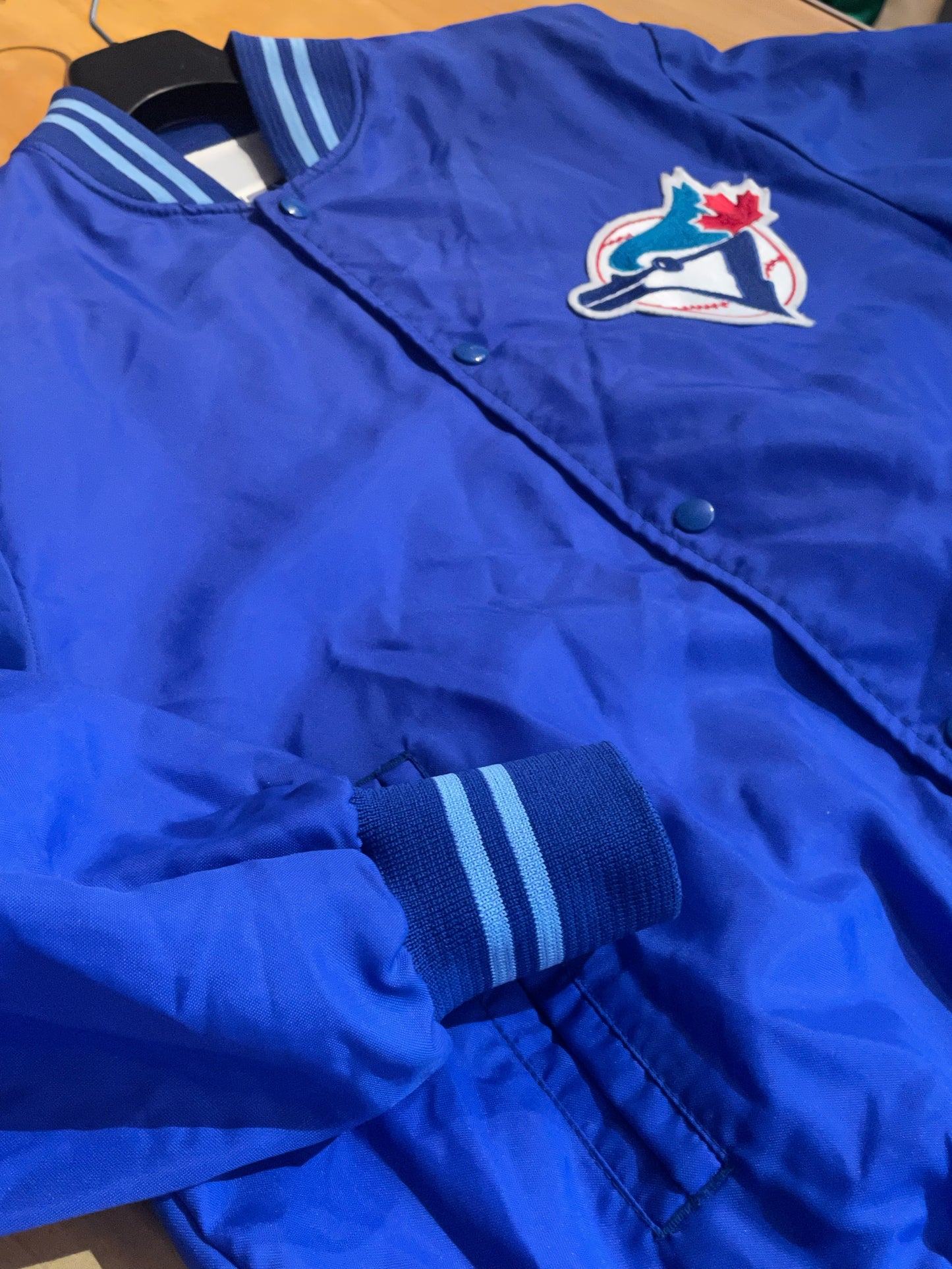 VINTAGE SHAIN TORONTO BLUE JAYS MLB JACKET SZ: L
