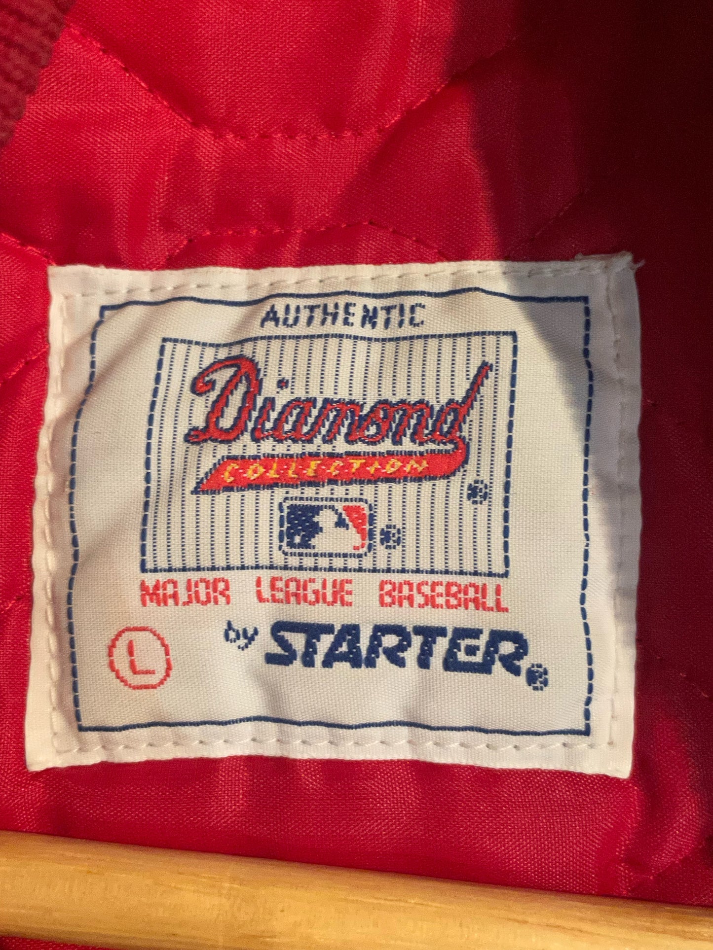 VINTAGE STARTER BOSTON RED SOX MLB SATIN JACKET SZ: L