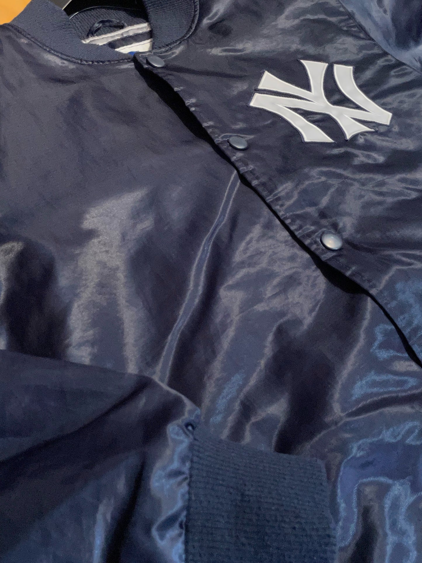 STARTER NEW YORK YANKEES MLB SATIN JACKET  SZ: L