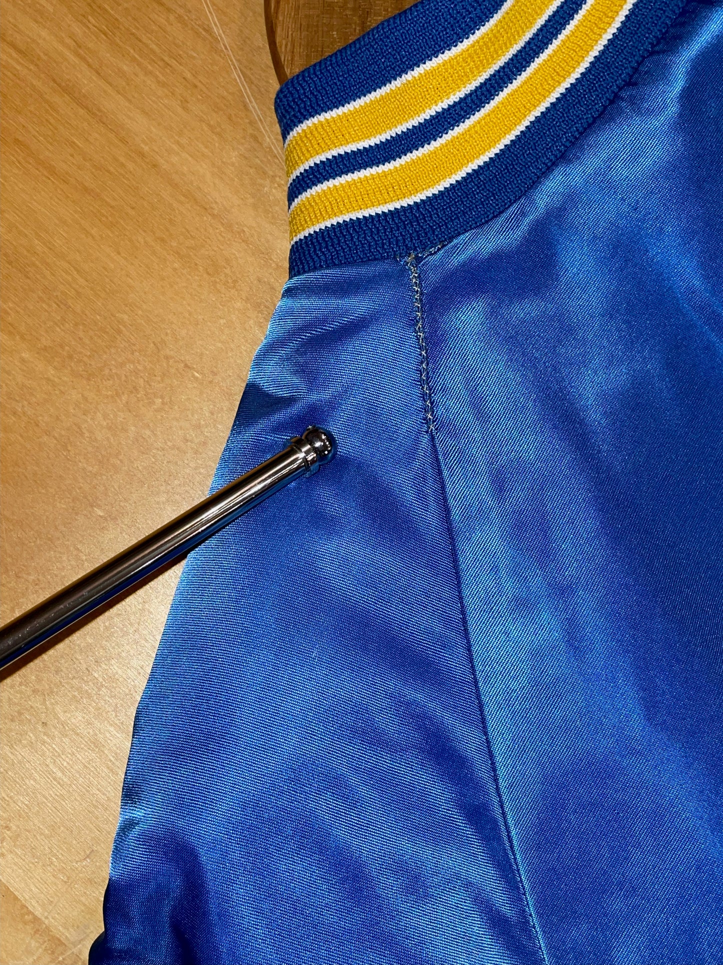 VINTAGE CHALK LINE SEATTLE MARINERS MLB SATIN JACKET SZ: XL