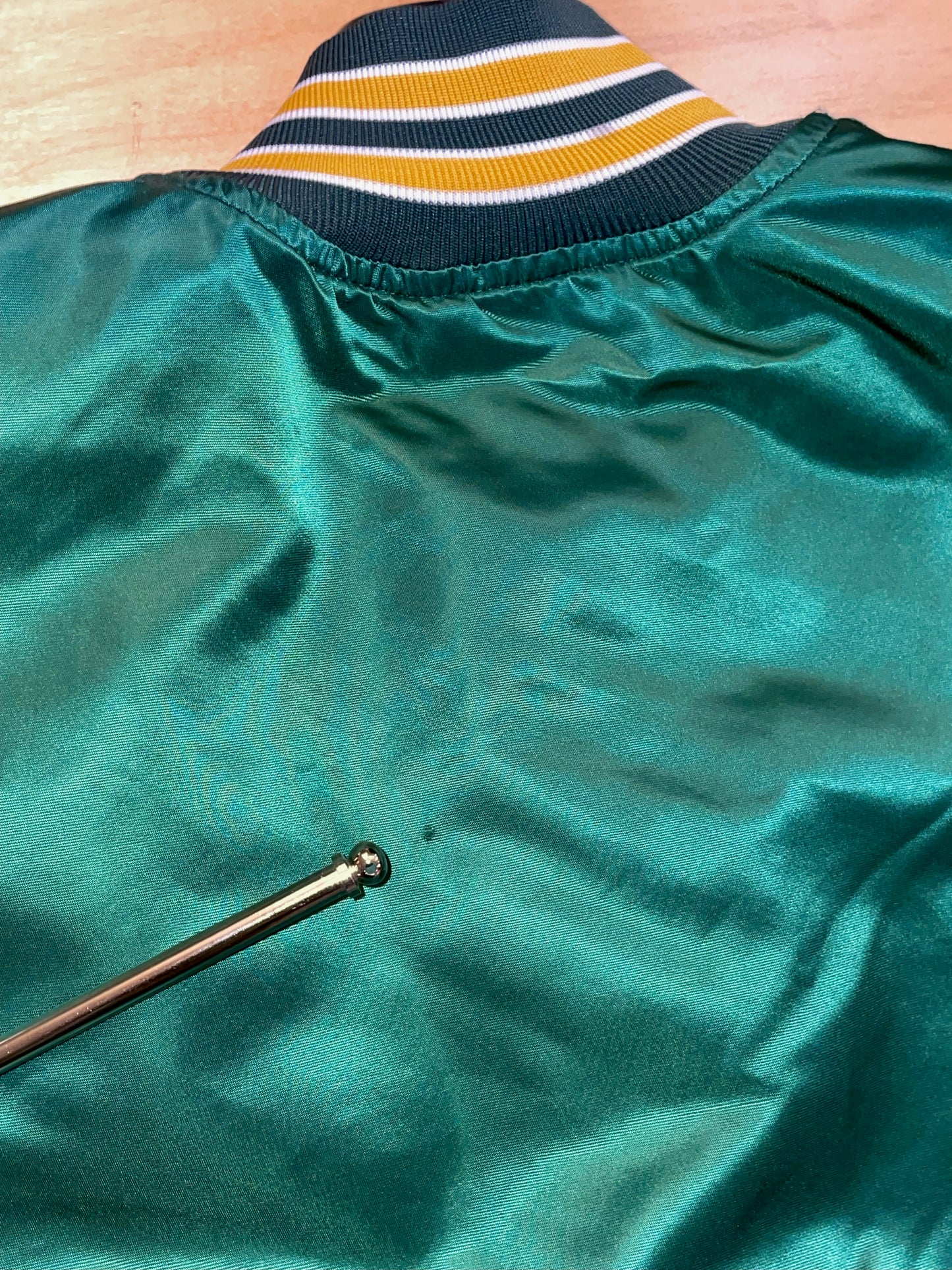 VINTAGE FELCO OAKLAND ATHLETICS MLB SATIN JACKET SZ: XL