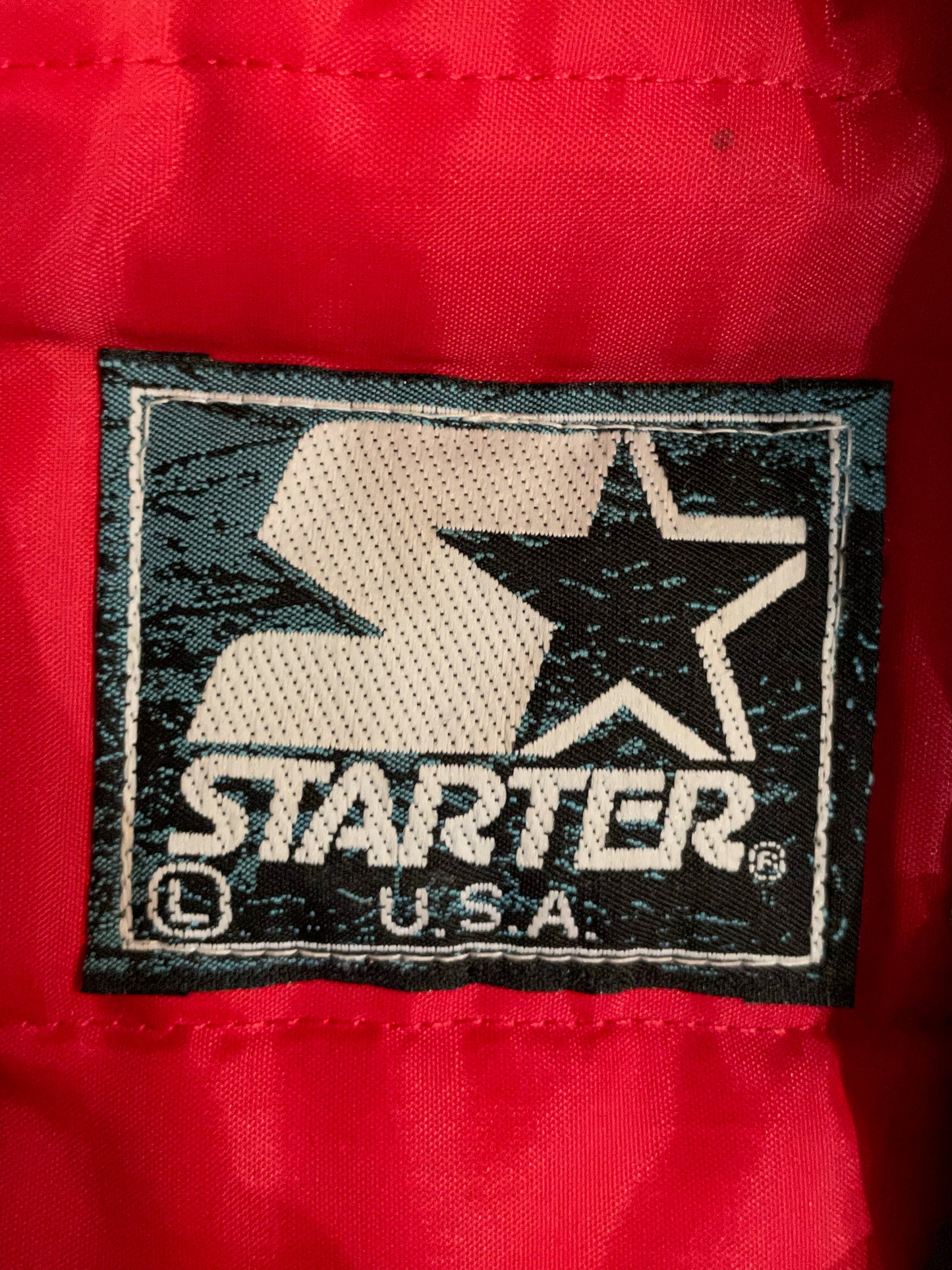 VINTAGE STARTER CHICAGO BULLS NBA JACKET SZ: L