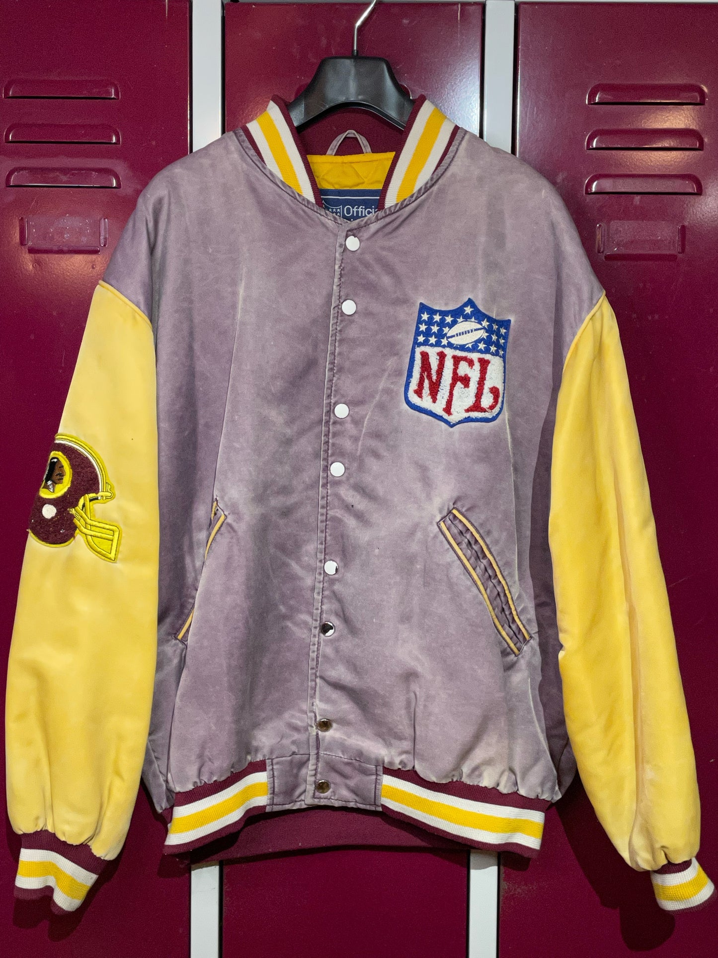 VINTAGE CAMPRI WASHINGTON REDSKINS NFL JACKET SZ: 52/54