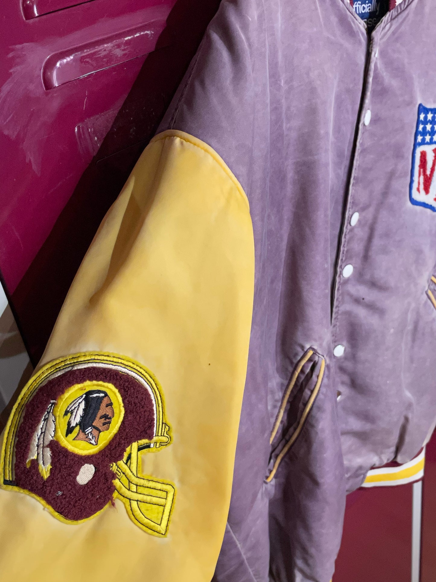 VINTAGE CAMPRI WASHINGTON REDSKINS NFL JACKET SZ: 52/54