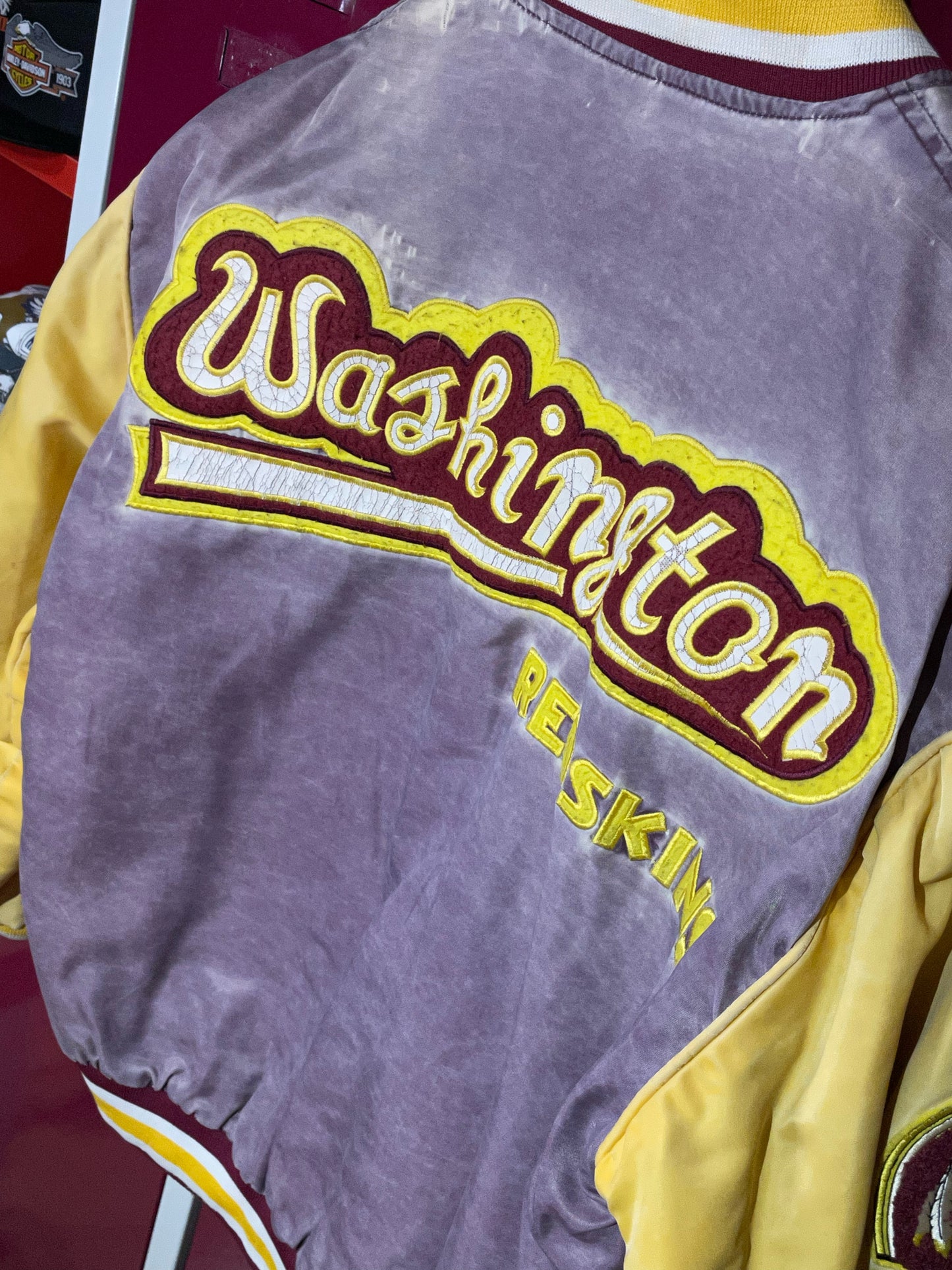 VINTAGE CAMPRI WASHINGTON REDSKINS NFL JACKET SZ: 52/54