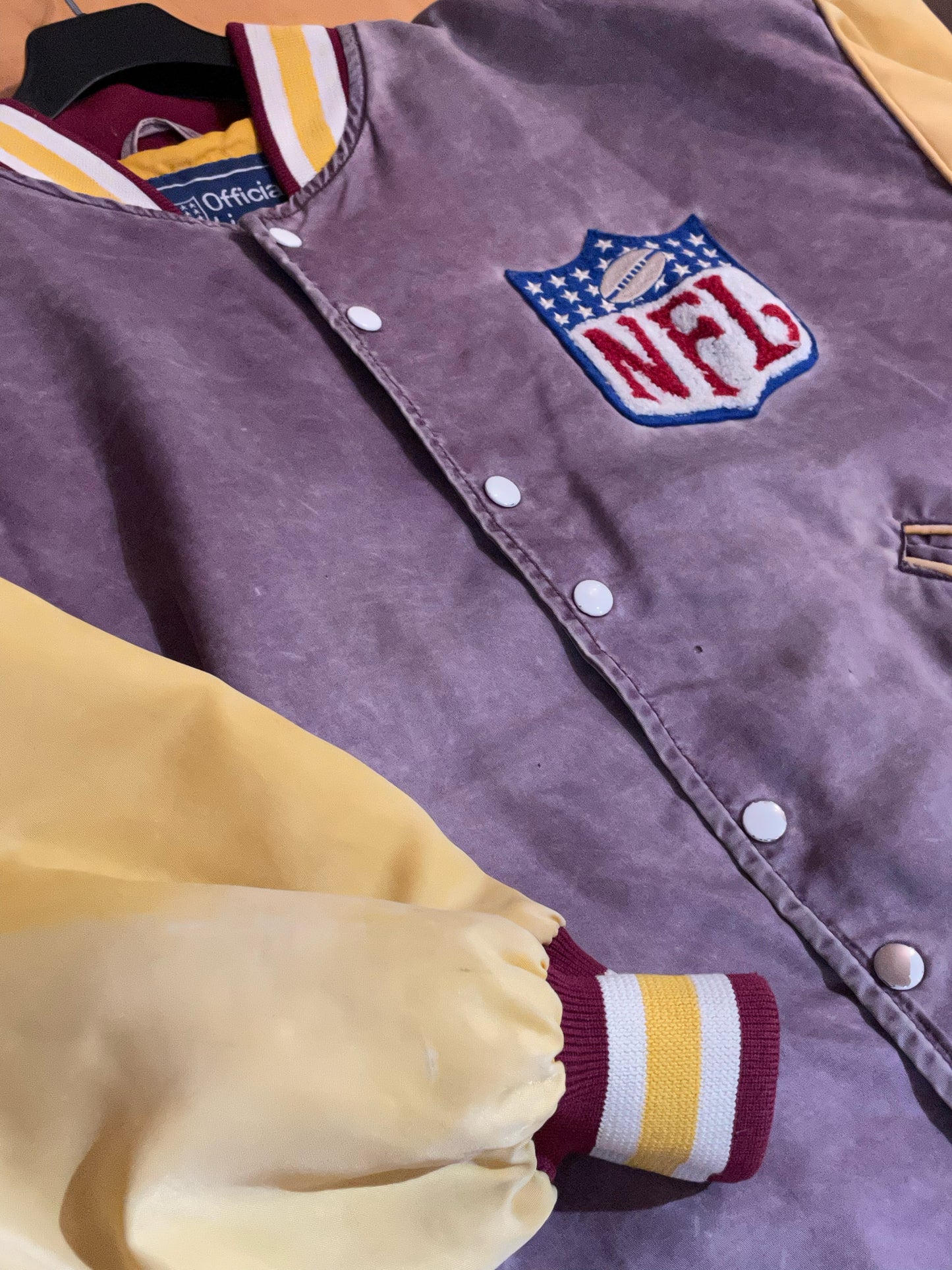 VINTAGE CAMPRI WASHINGTON REDSKINS NFL JACKET SZ: 52/54