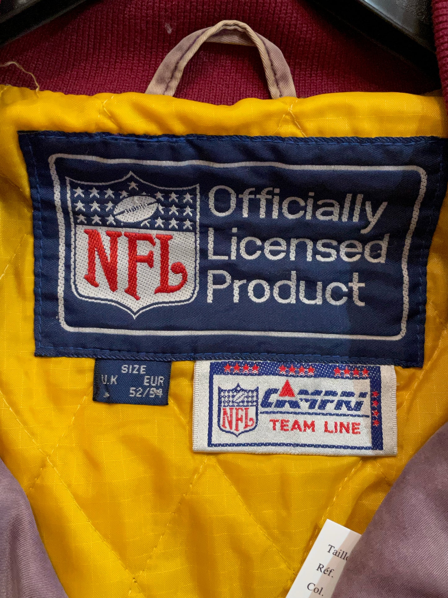 VINTAGE CAMPRI WASHINGTON REDSKINS NFL JACKET SZ: 52/54